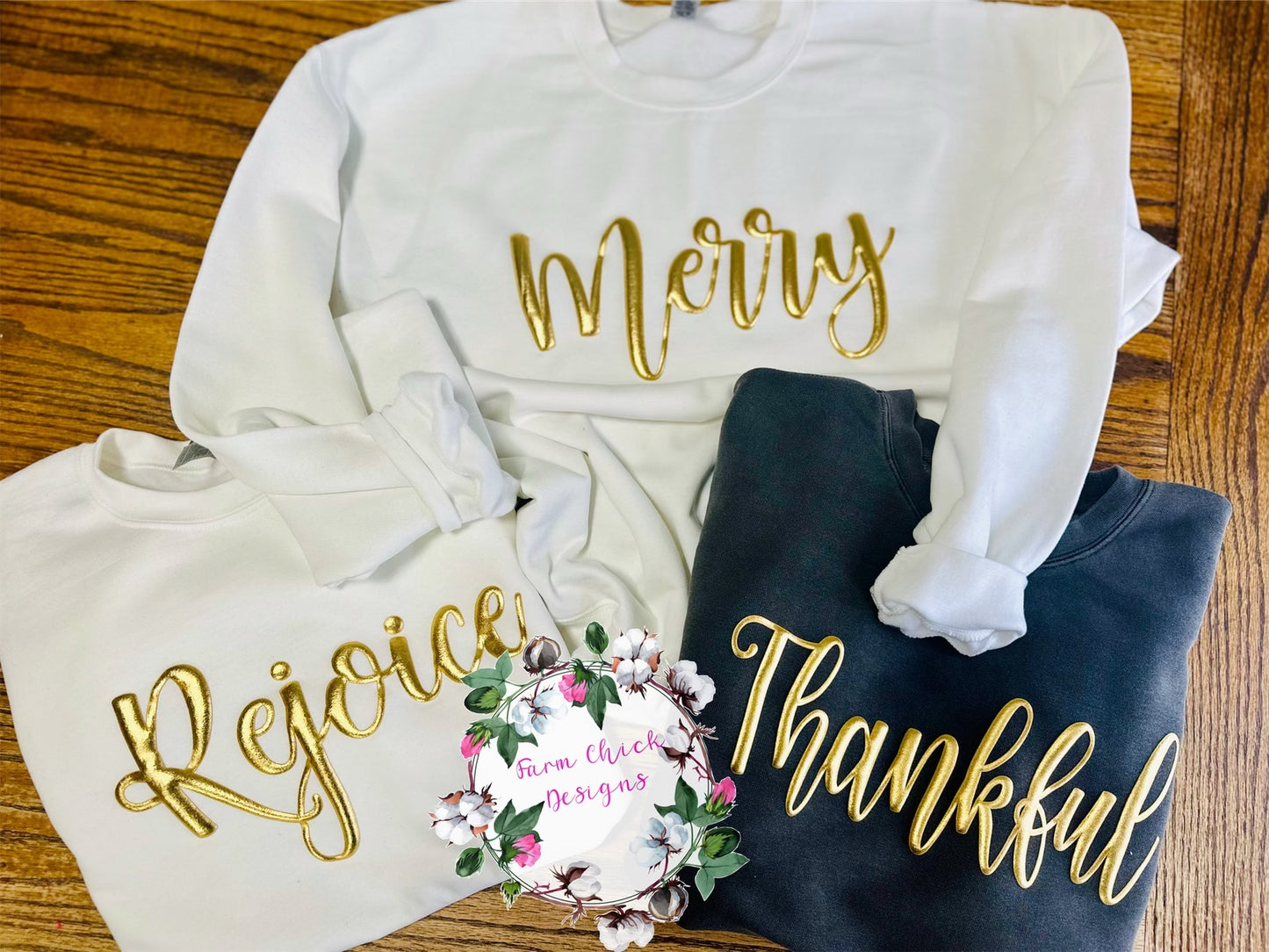CUSTOM GOLD PUFF TOP`