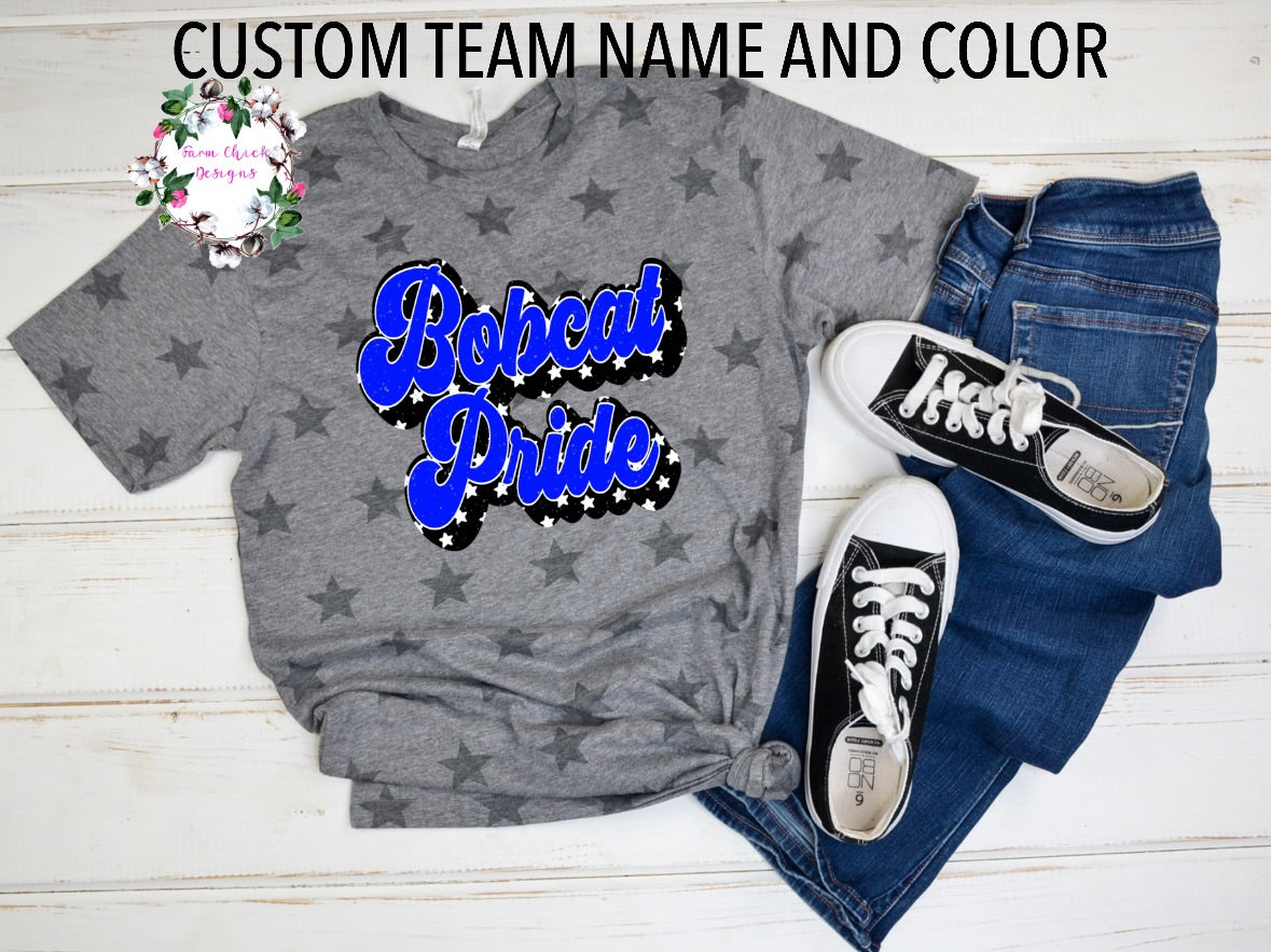 CUSTOM SCHOOL PRIDE STAR TEE