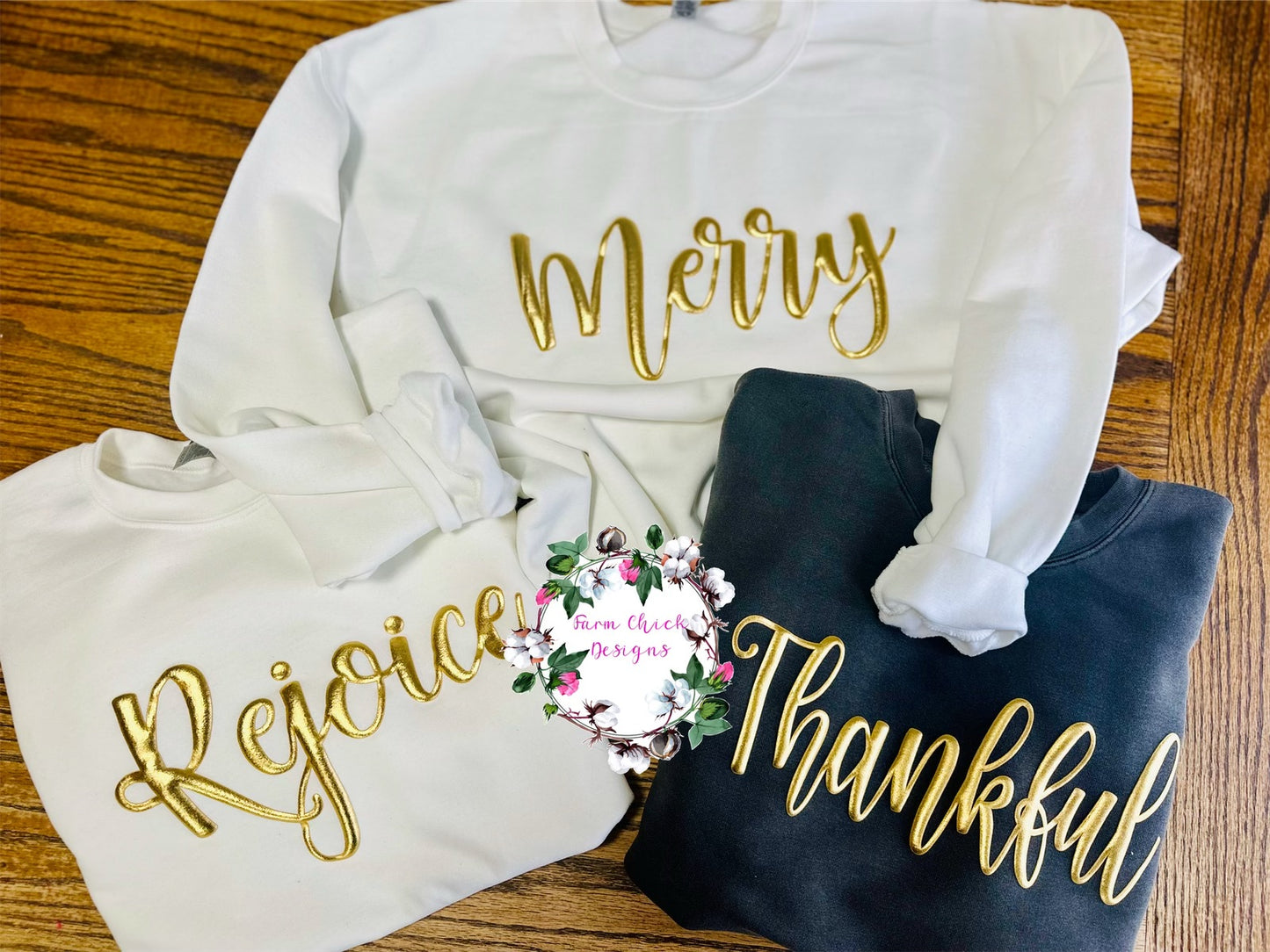 CUSTOM GOLD PUFF TOP`
