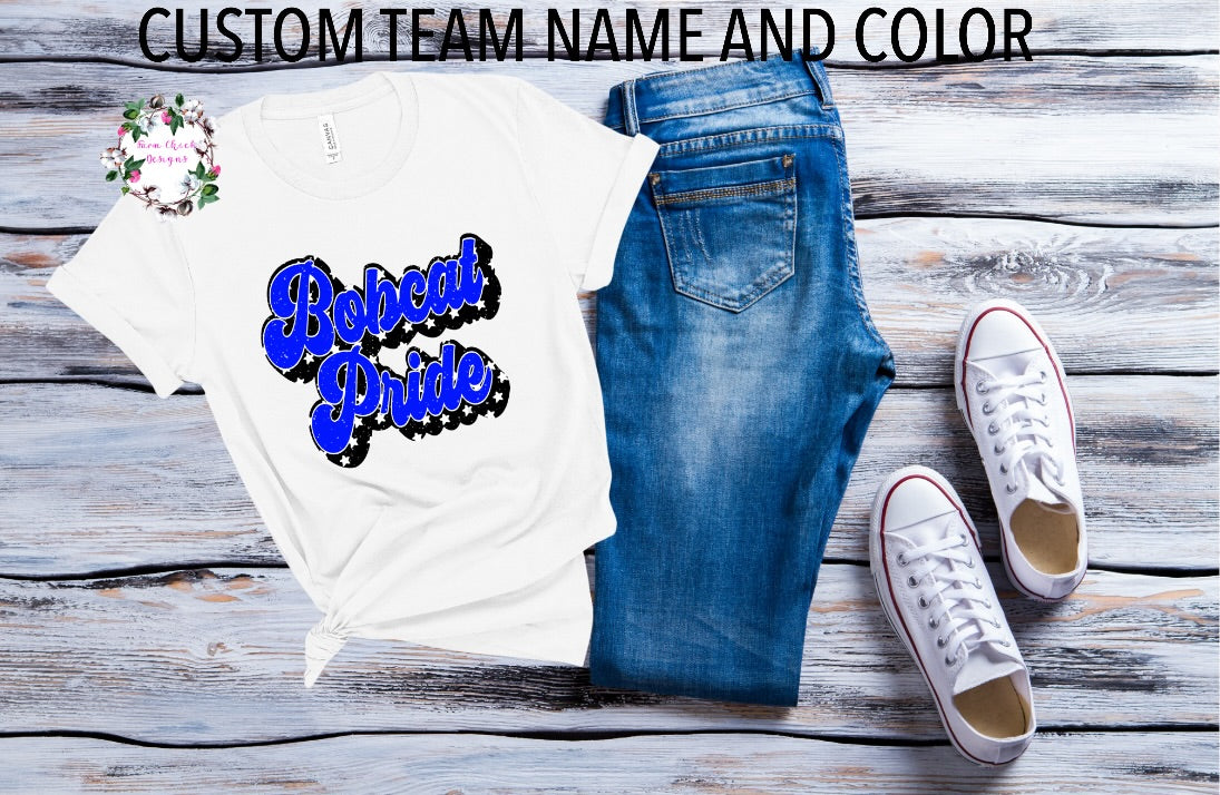 CUSTOM SCHOOL PRIDE STAR TEE