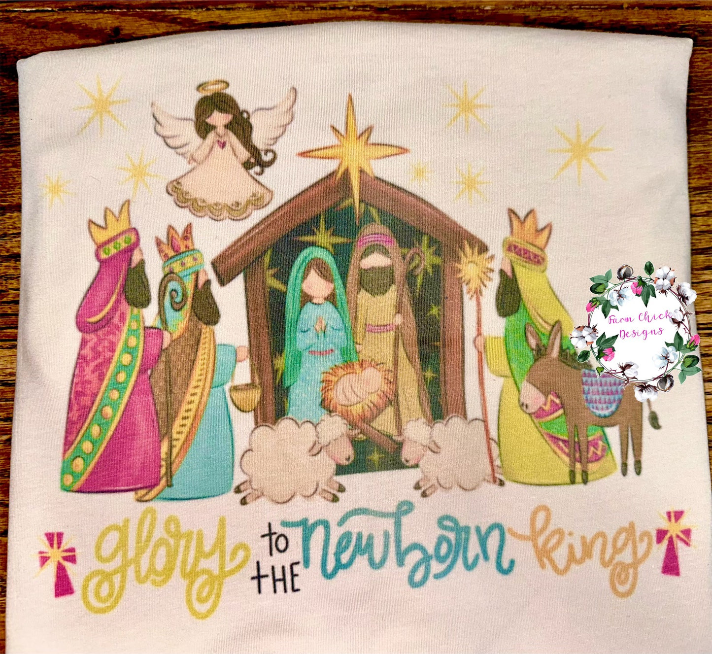 Glory To The Newborn King Short Sleeve Tee