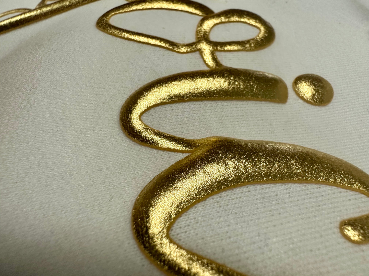 CUSTOM GOLD PUFF TOP`