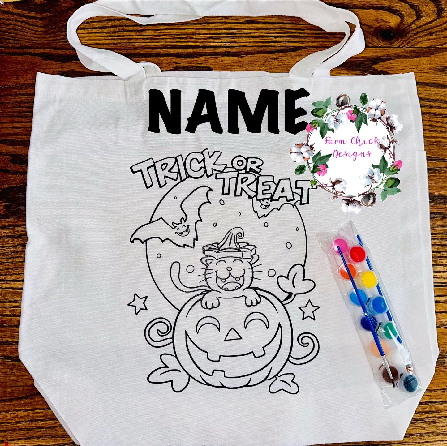 Paint Your Own Trick or Treat Bag Kit