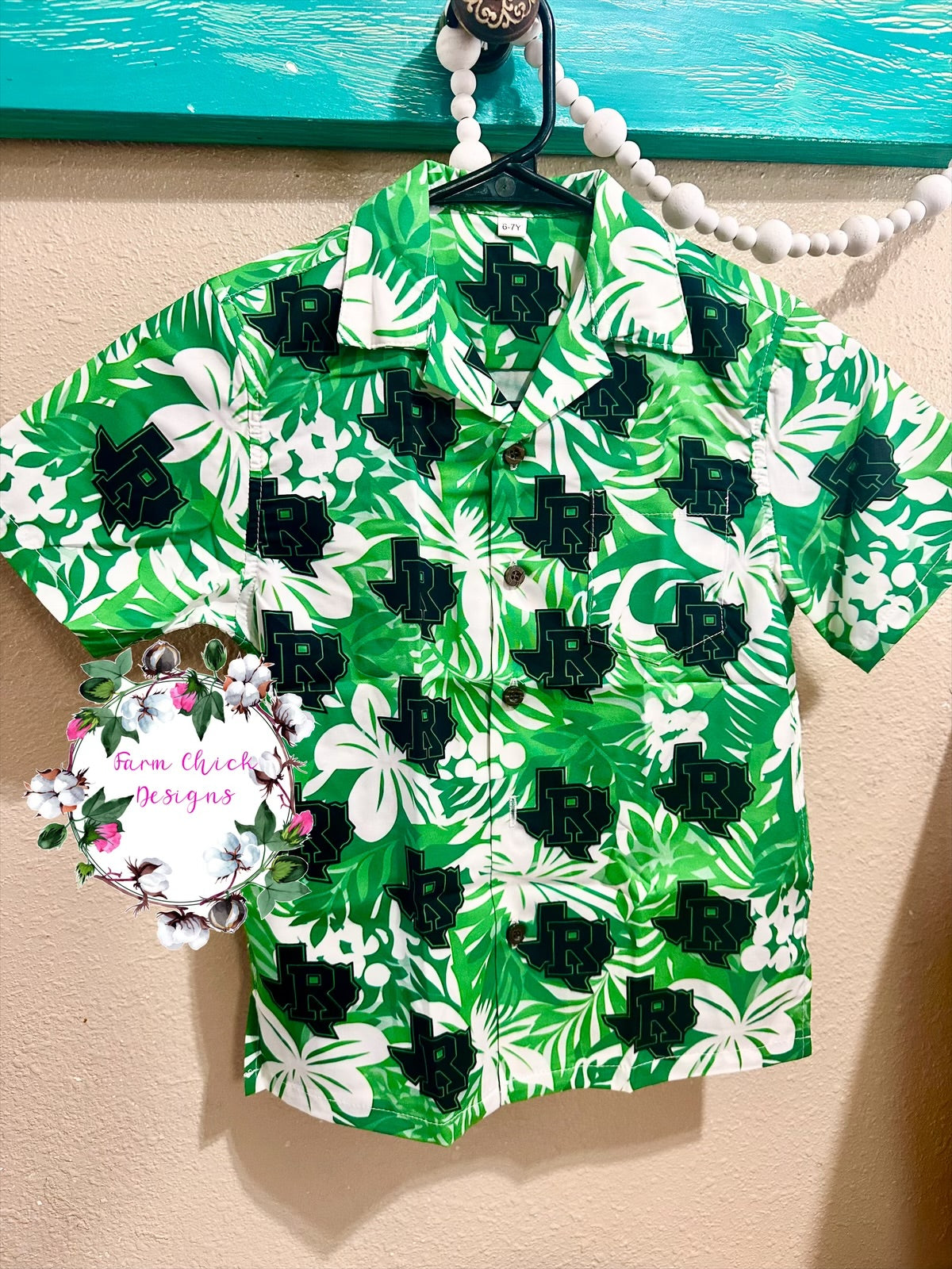 ROPES BUTTON UP HAWAIIAN SHIRT