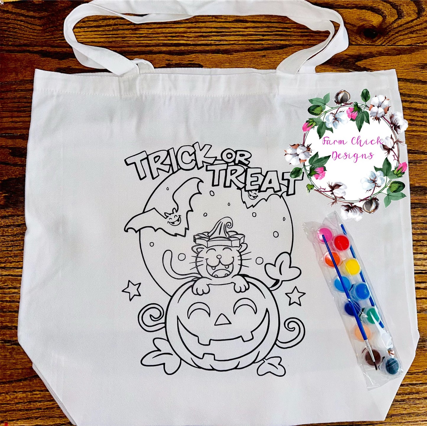 Paint Your Own Trick or Treat Bag Kit