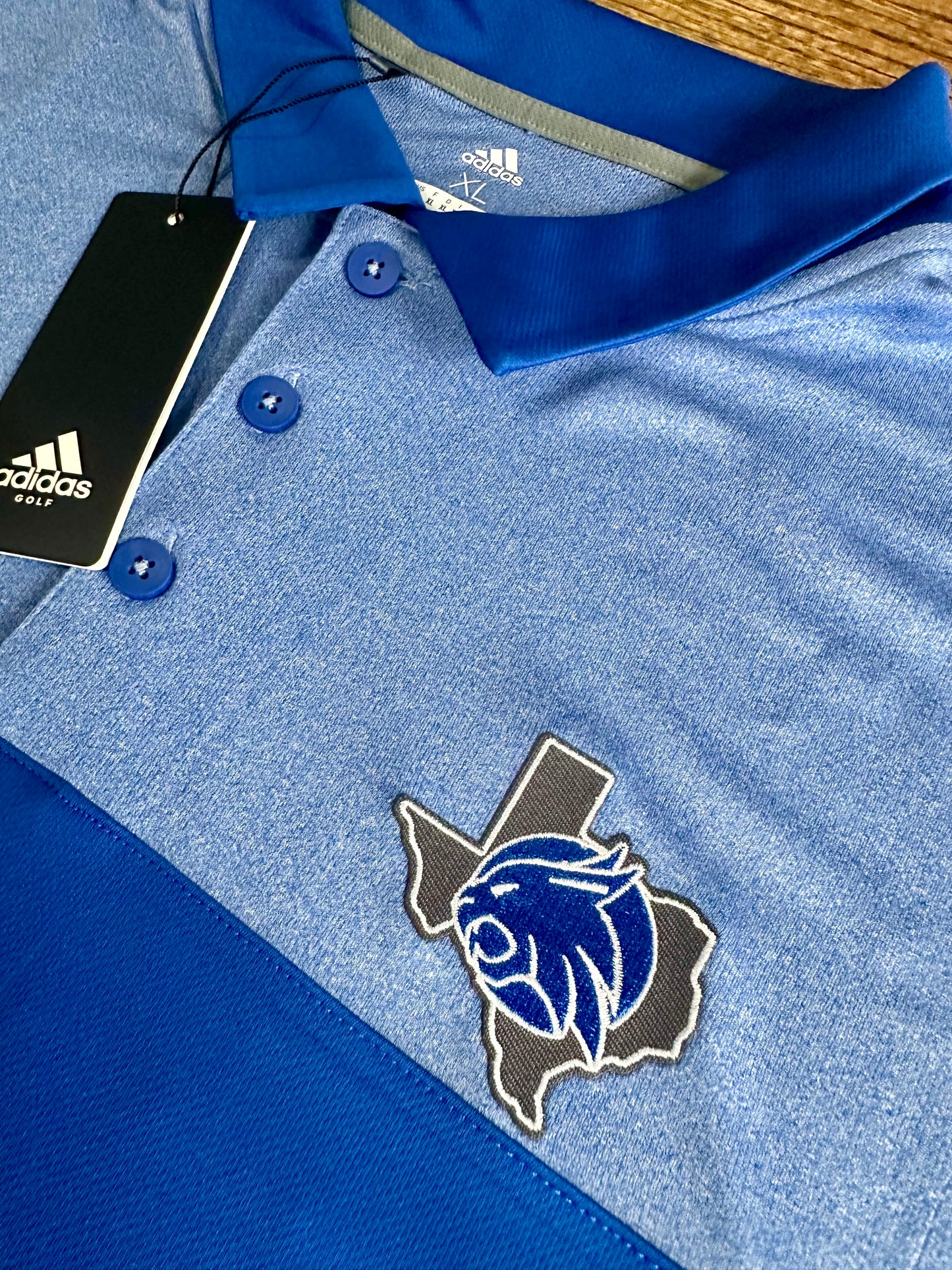 Men’s Adidas Embroidered Bobcat Polo