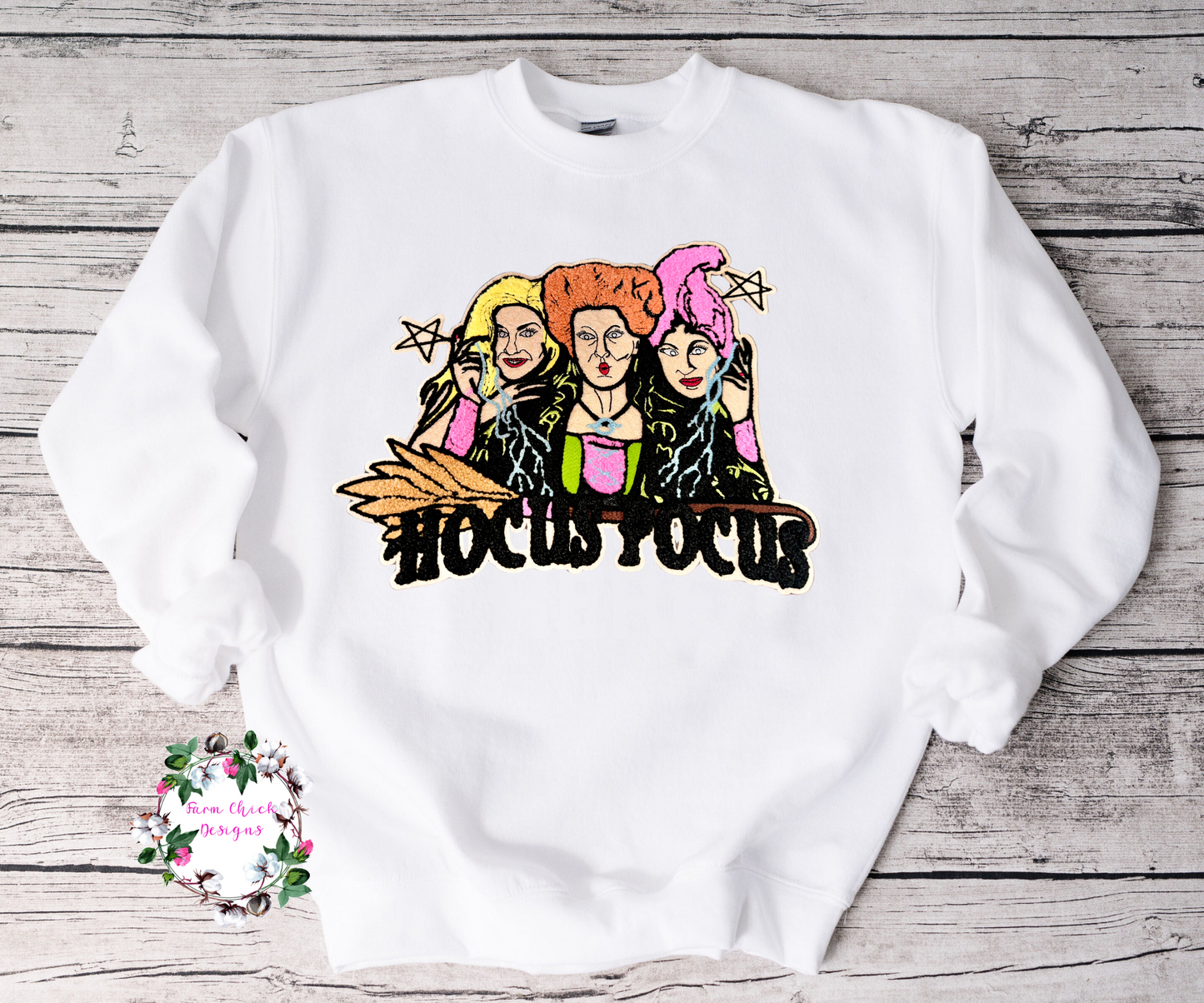 HP SISTERS CHENILLE PATCH SWEATSHIRT