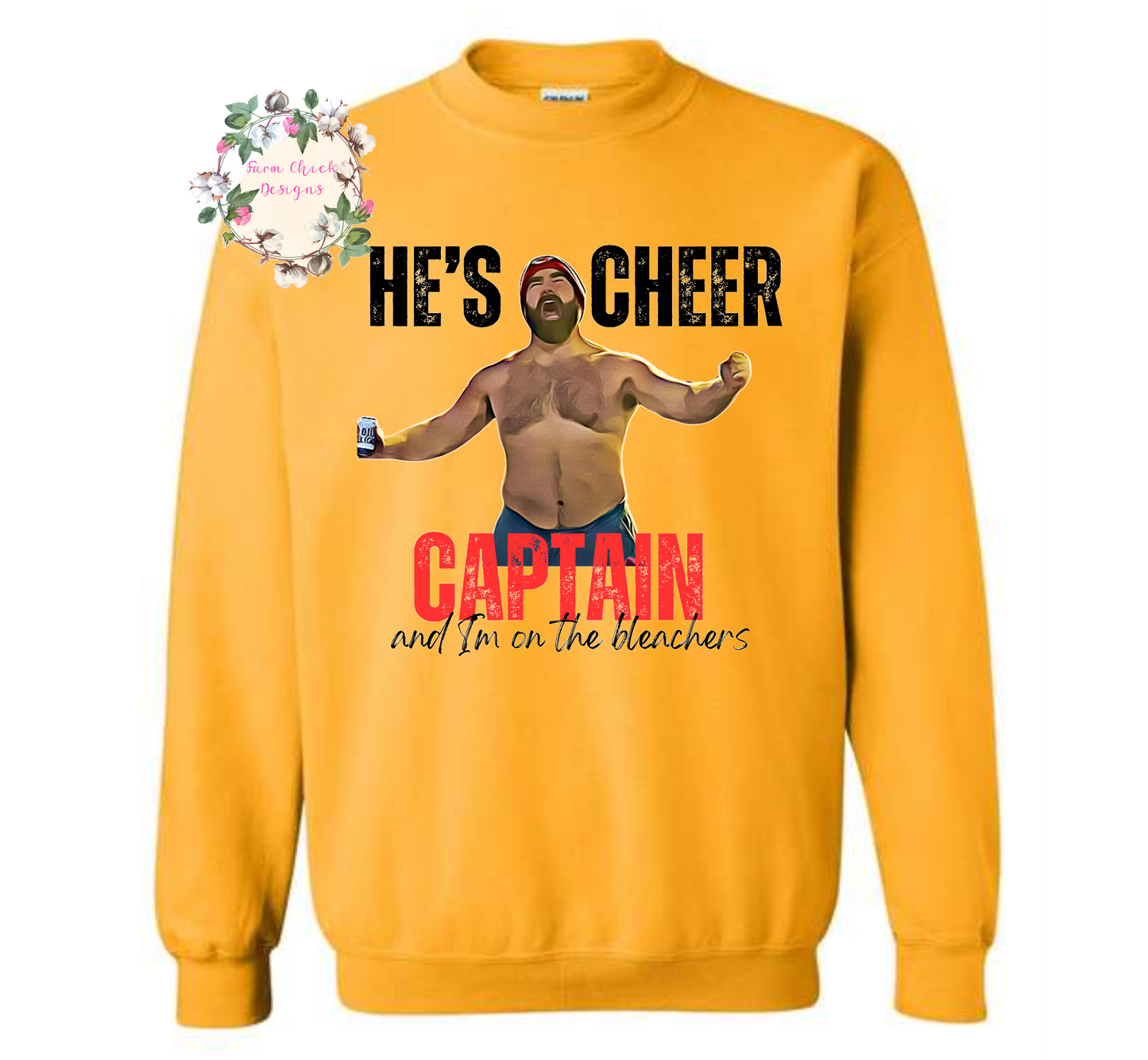 HE'S CHEER CAPTAIN