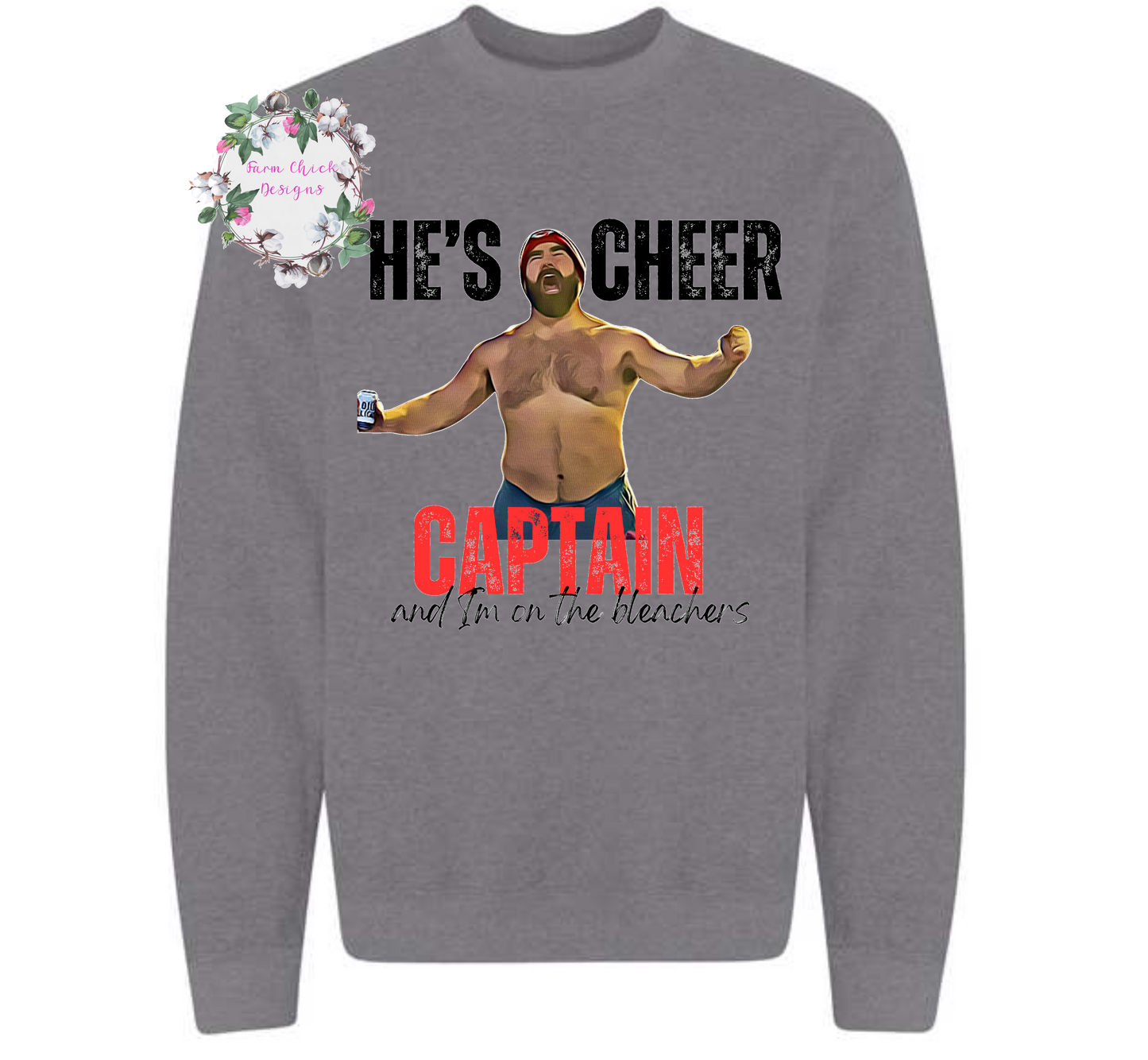 HE'S CHEER CAPTAIN