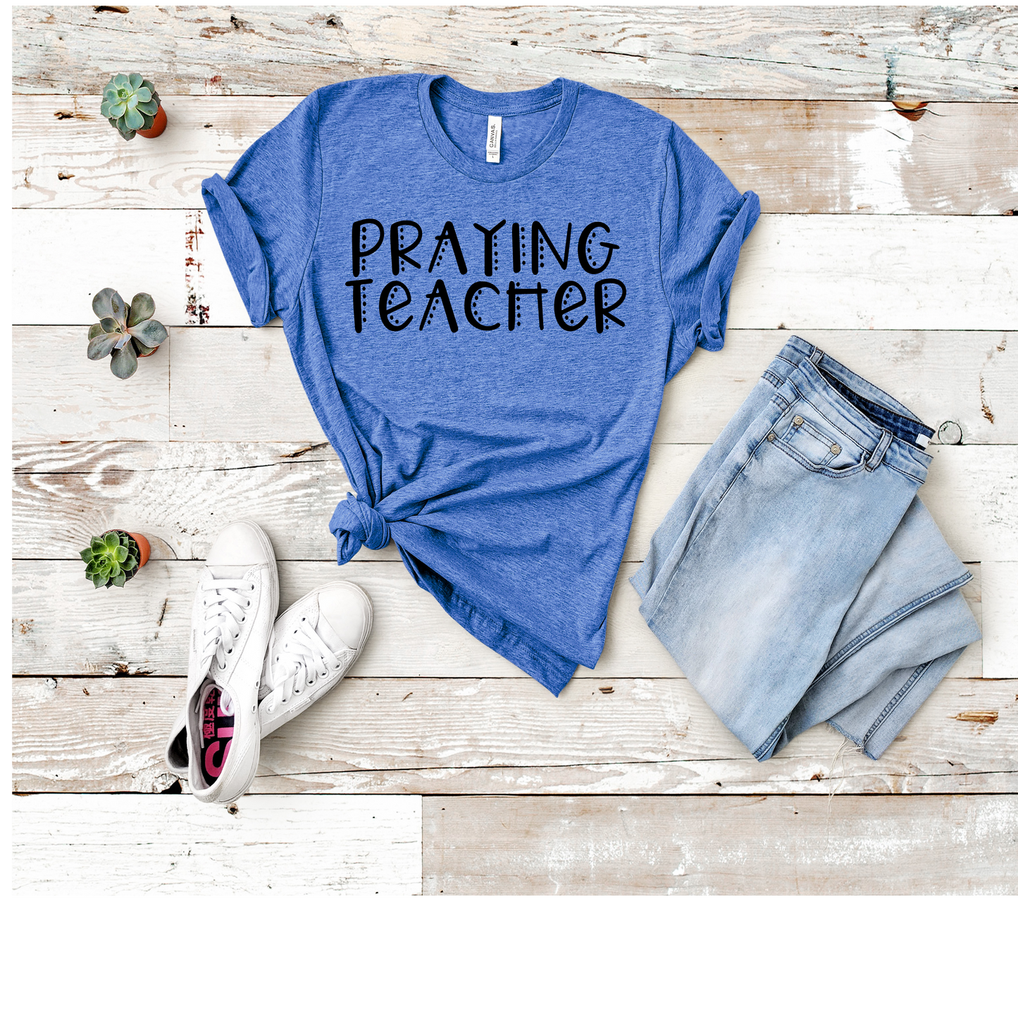 Praying Teacher Tee