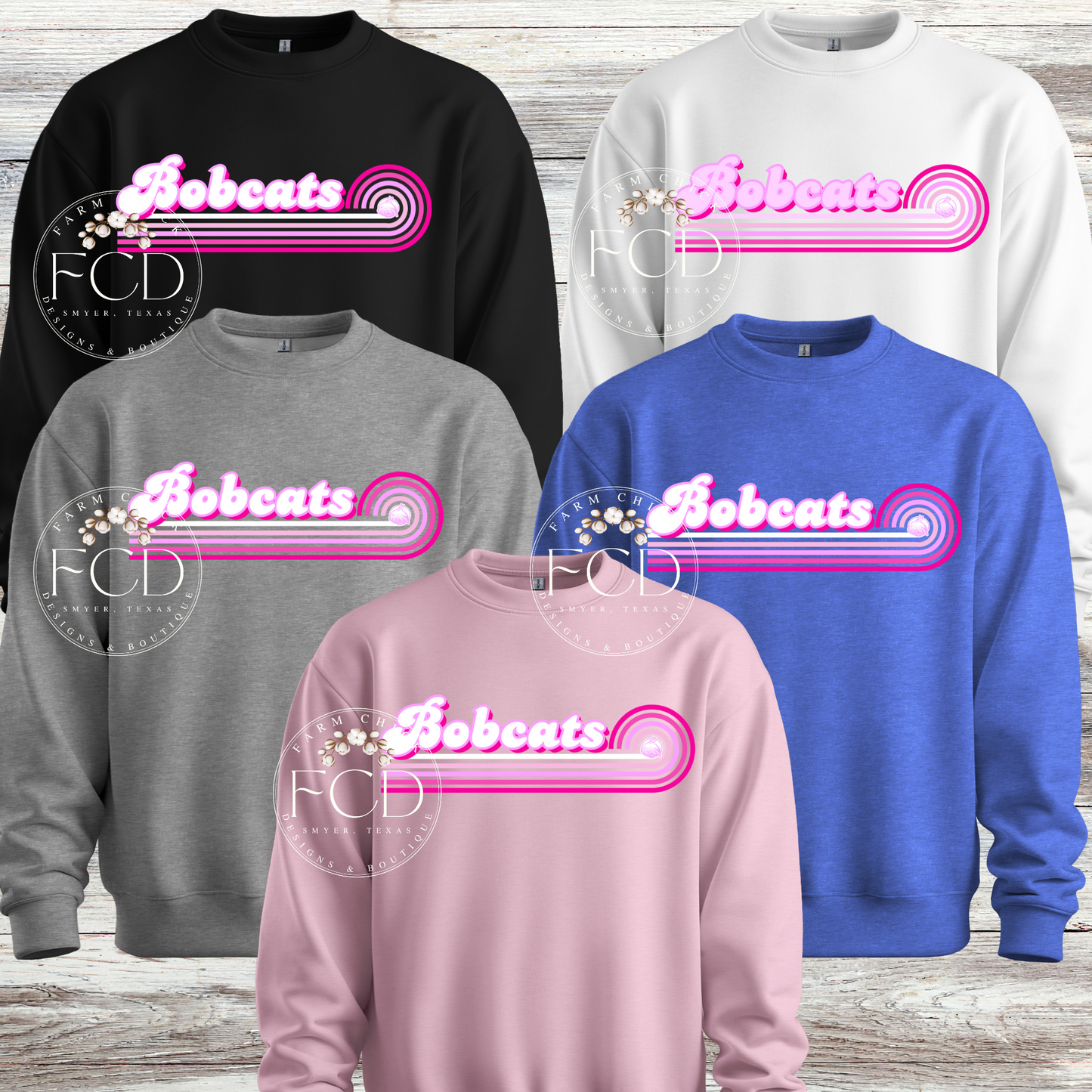 RETRO PINK BOBCATS ADULTS