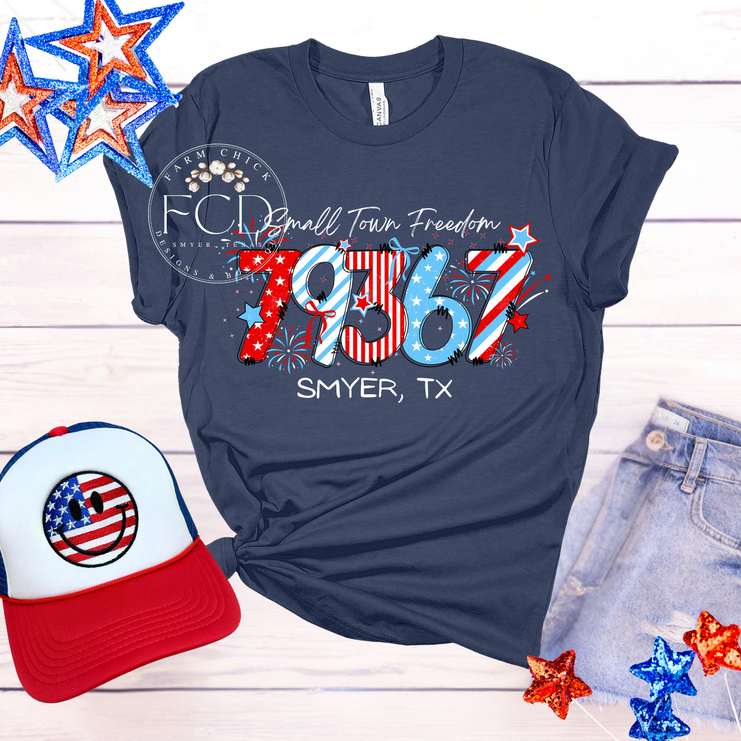 Bella Canvas Custom Zipcode Tee or Tank
