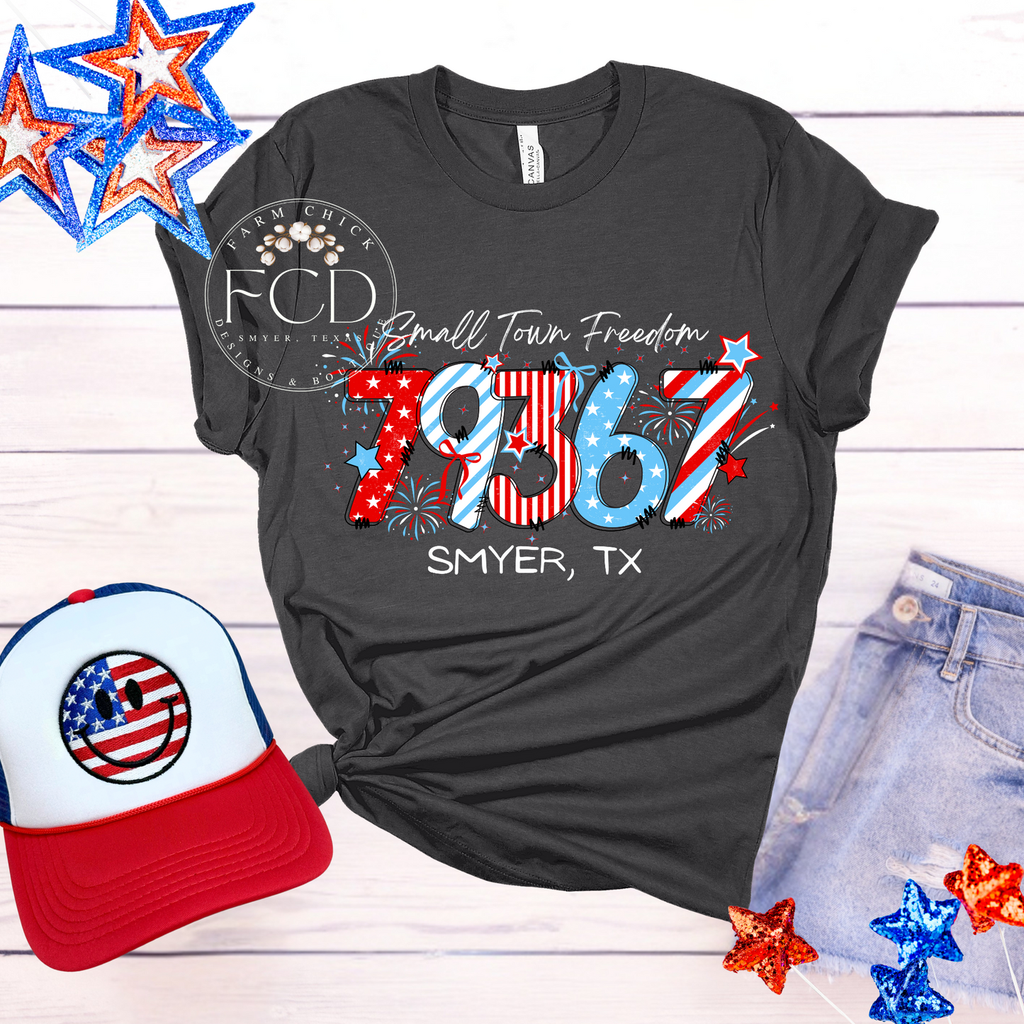 Bella Canvas Custom Zipcode Tee or Tank