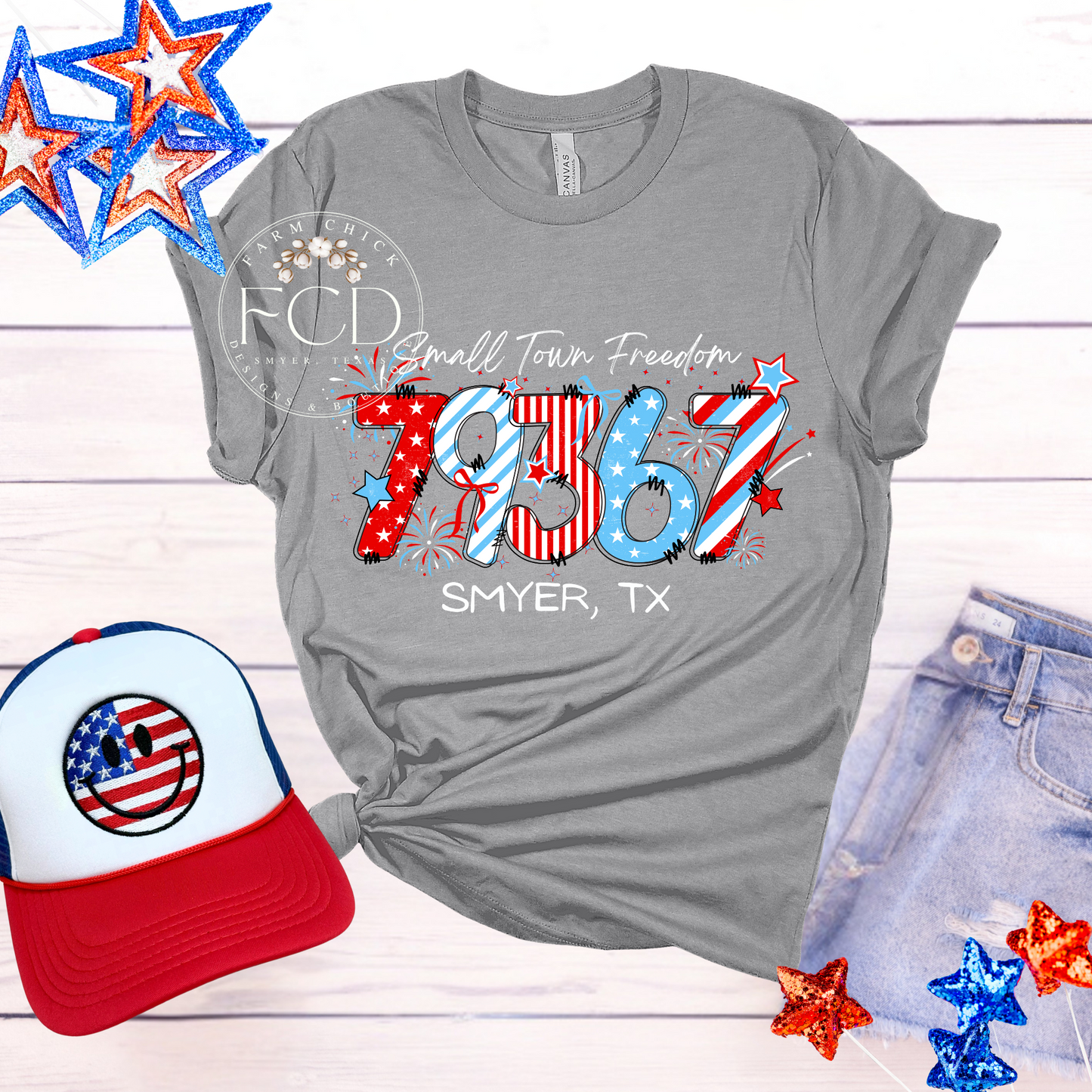 Bella Canvas Custom Zipcode Tee or Tank