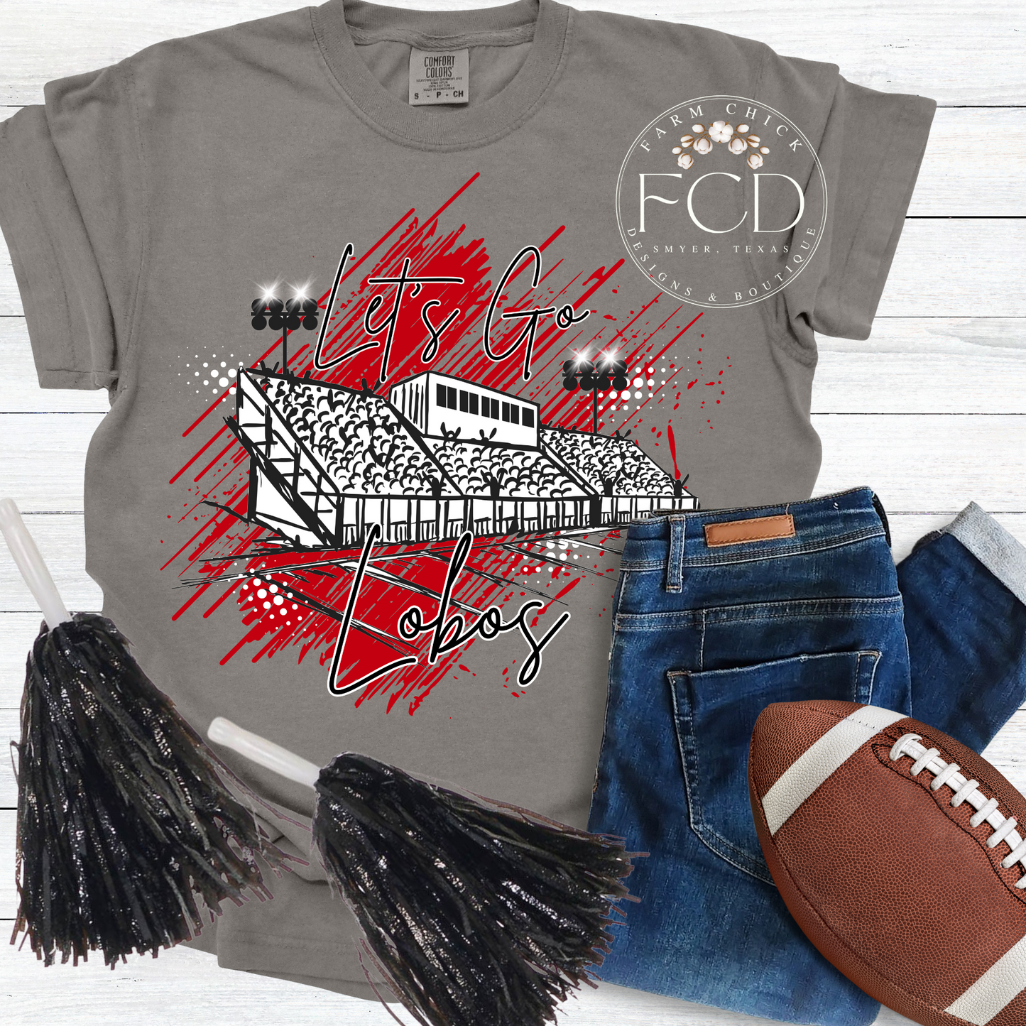 Custom Football Stadium Tee