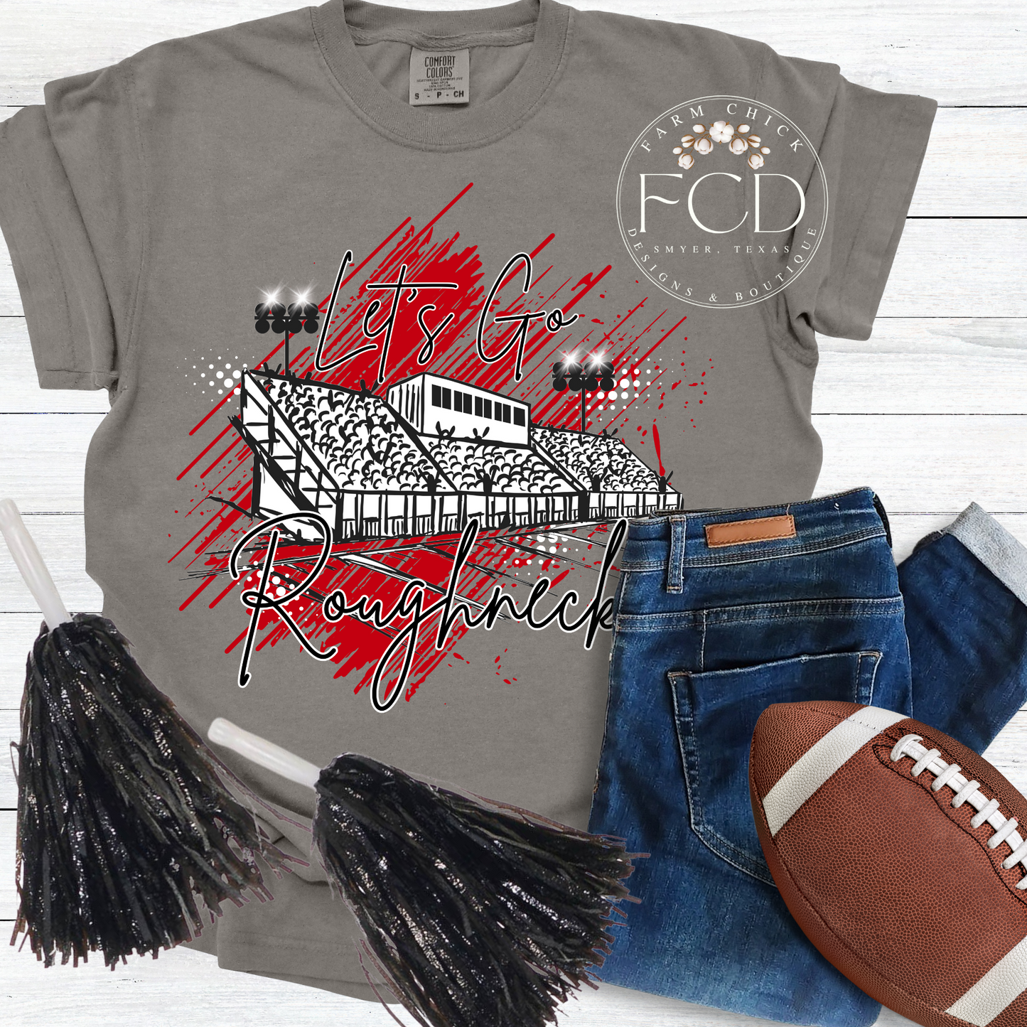 Custom Football Stadium Tee