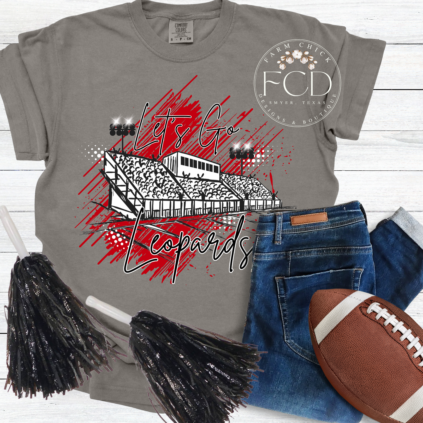 Custom Football Stadium Tee