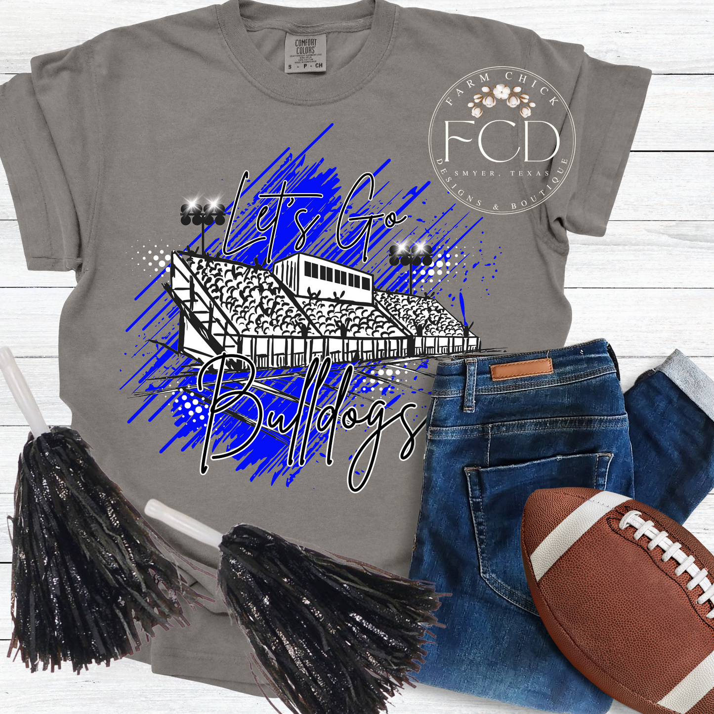 Custom Football Stadium Tee