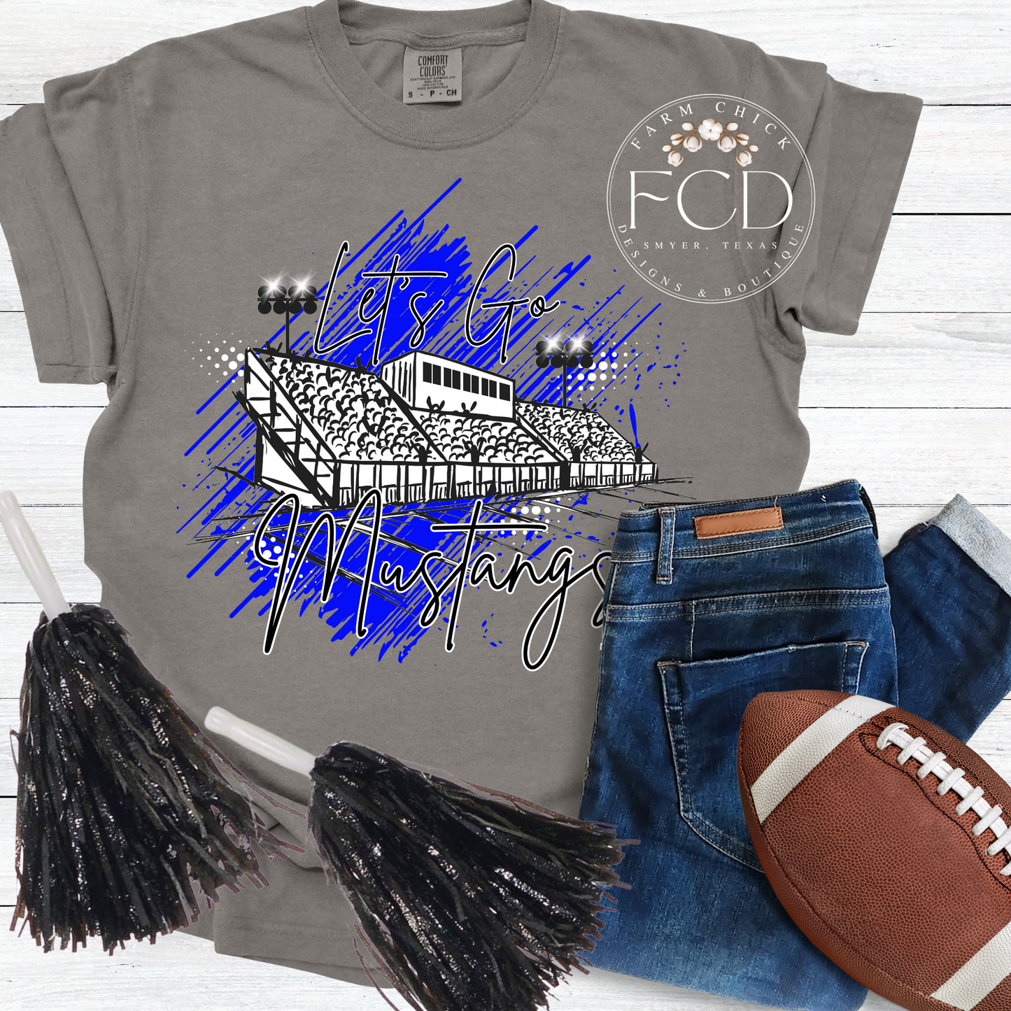 Custom Football Stadium Tee