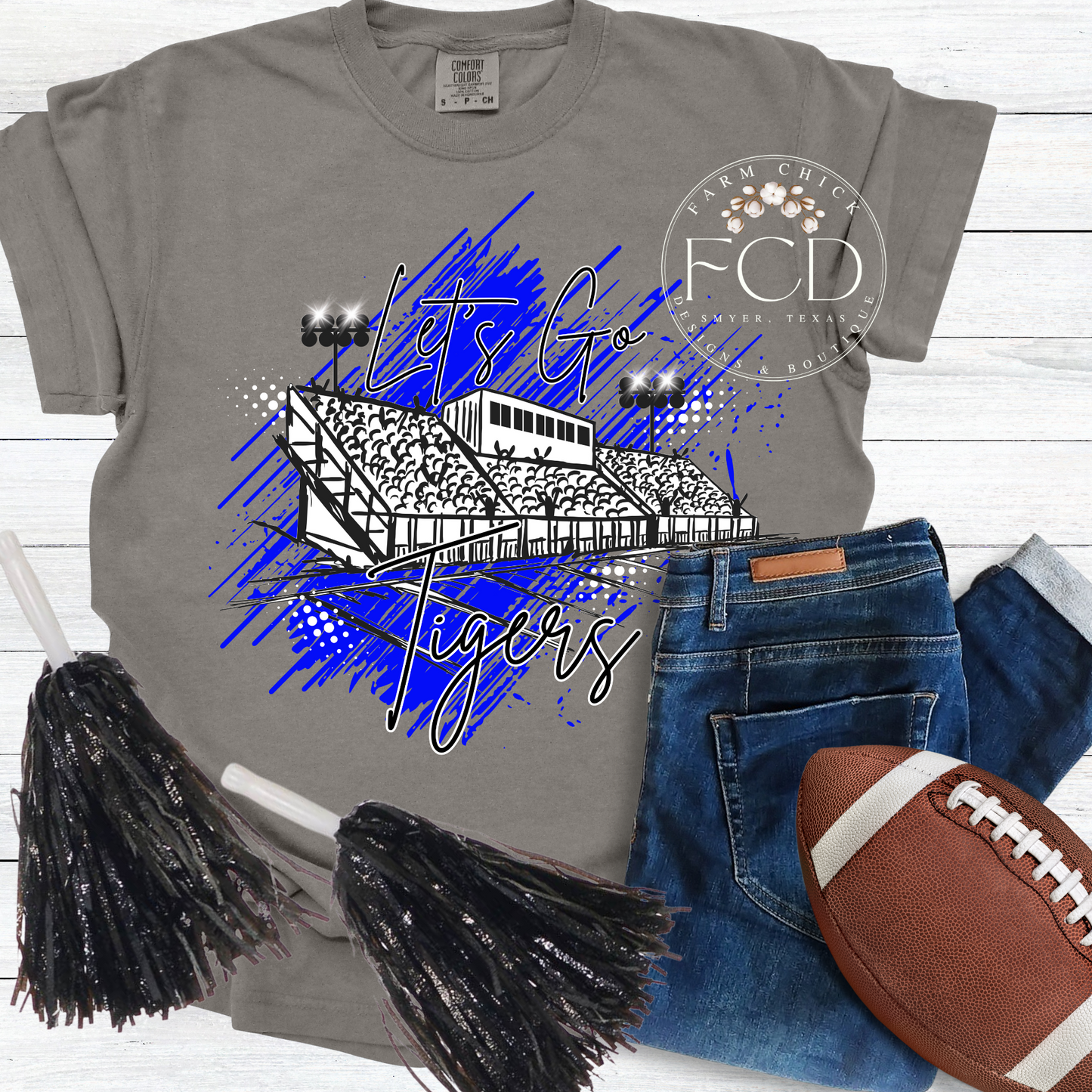 Custom Football Stadium Tee