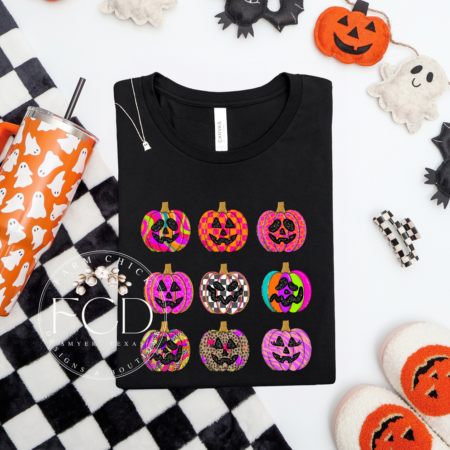 NEON FUNKY PUMPKINS