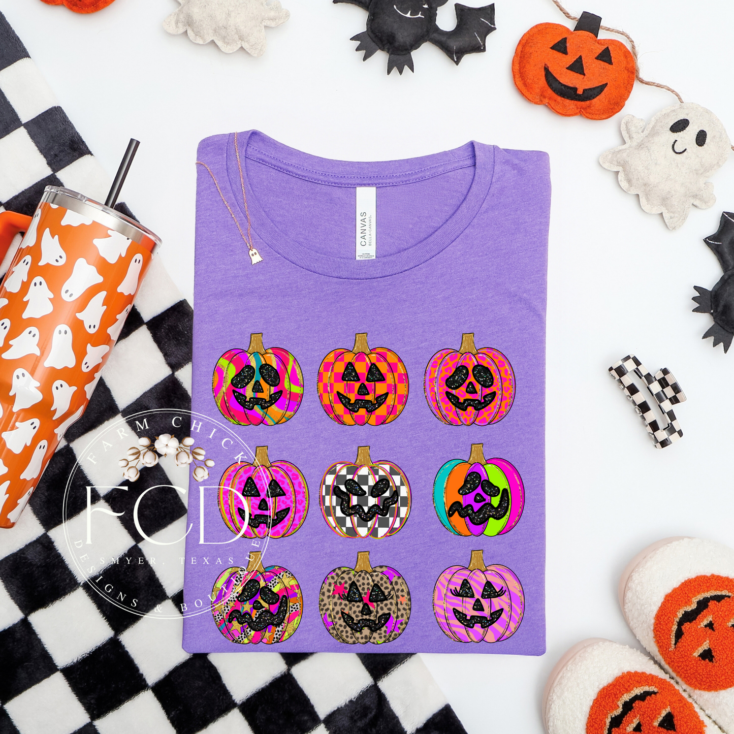 NEON FUNKY PUMPKINS