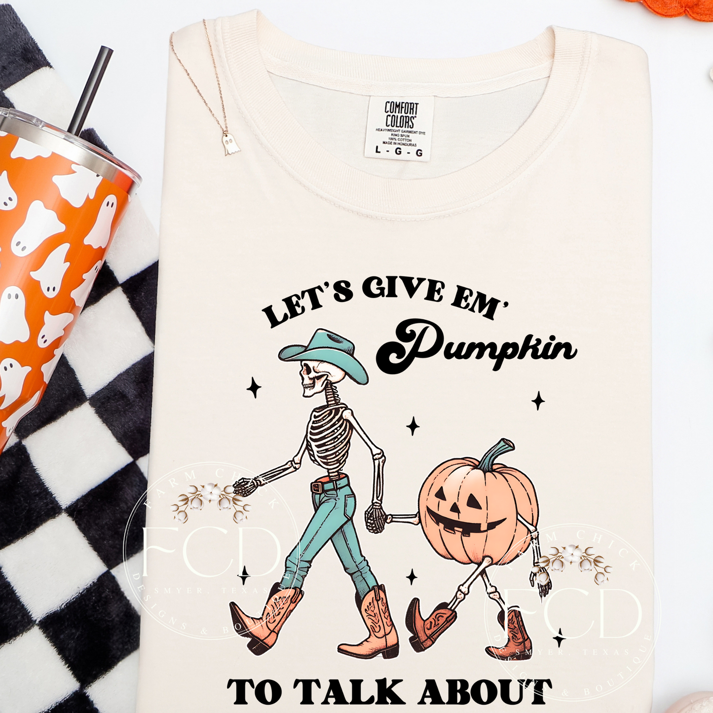 LET'S GIVE EM' PUMPKIN TO TALK ABOUT