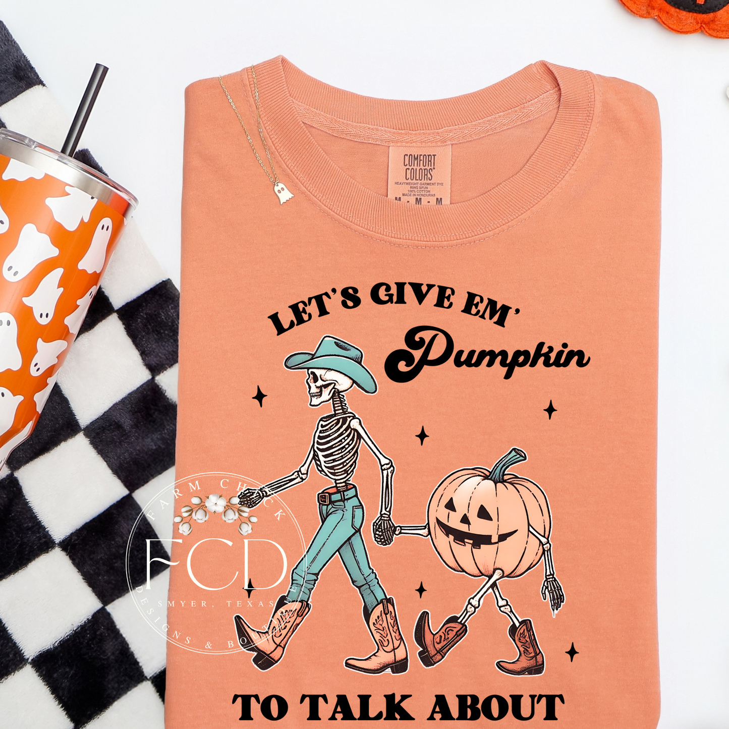 LET'S GIVE EM' PUMPKIN TO TALK ABOUT