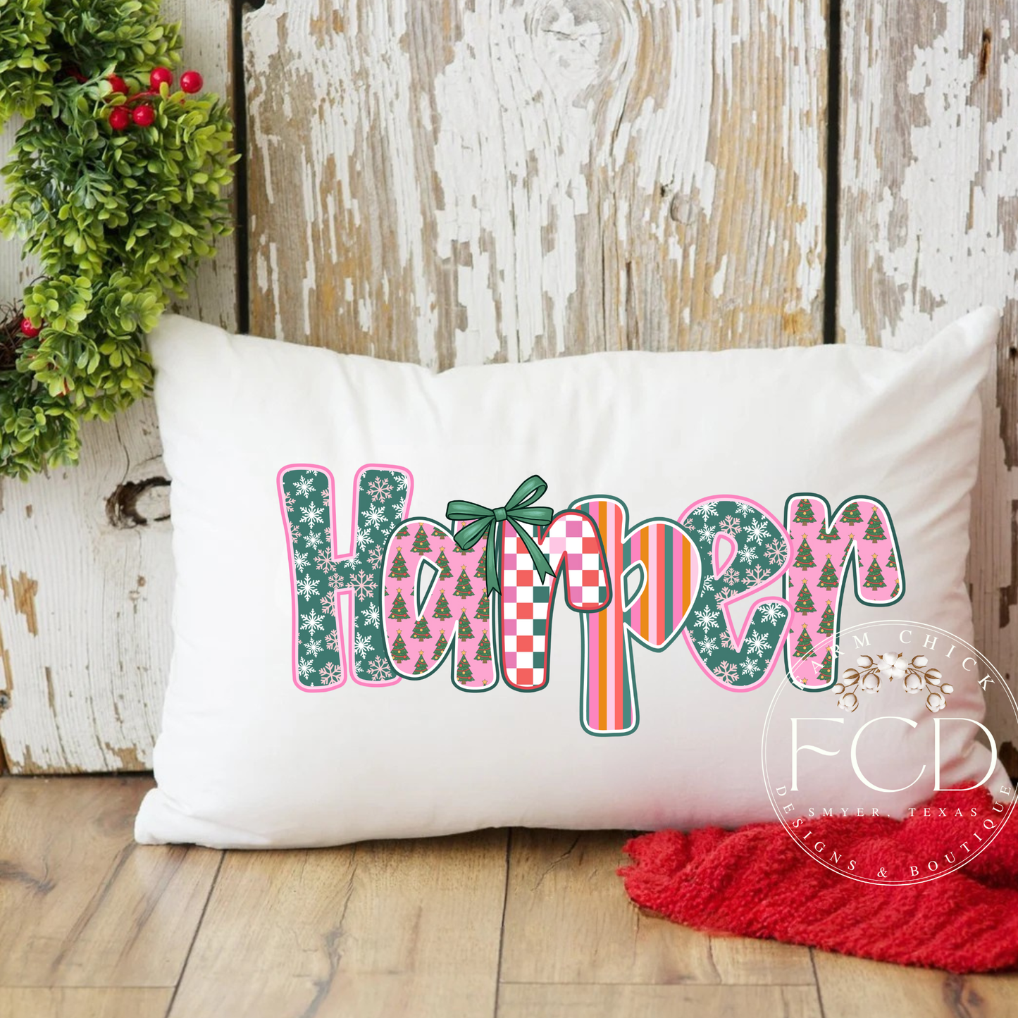 All is Calm Custom Christmas standard pillowcase