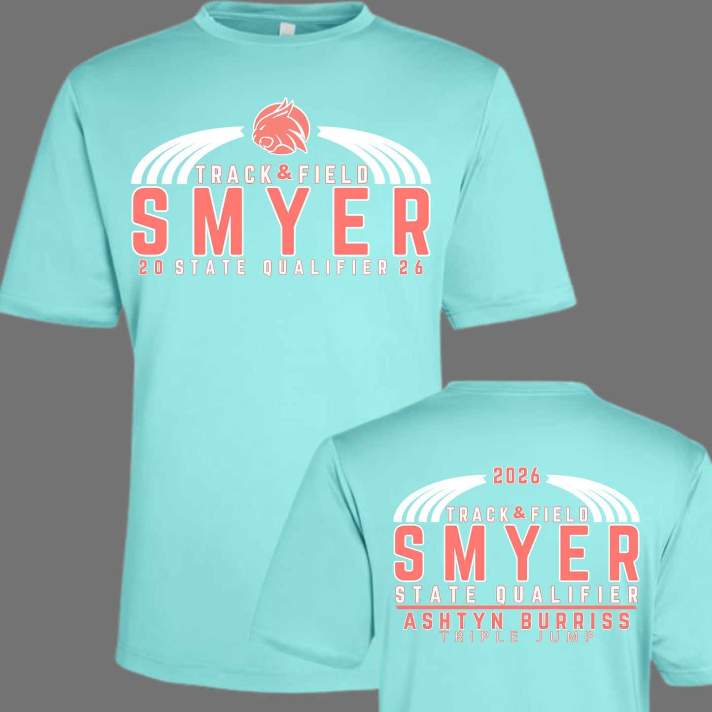 SMYER STATE TRACK QUALIFIER DRI FIT PERFORMANCE TEE