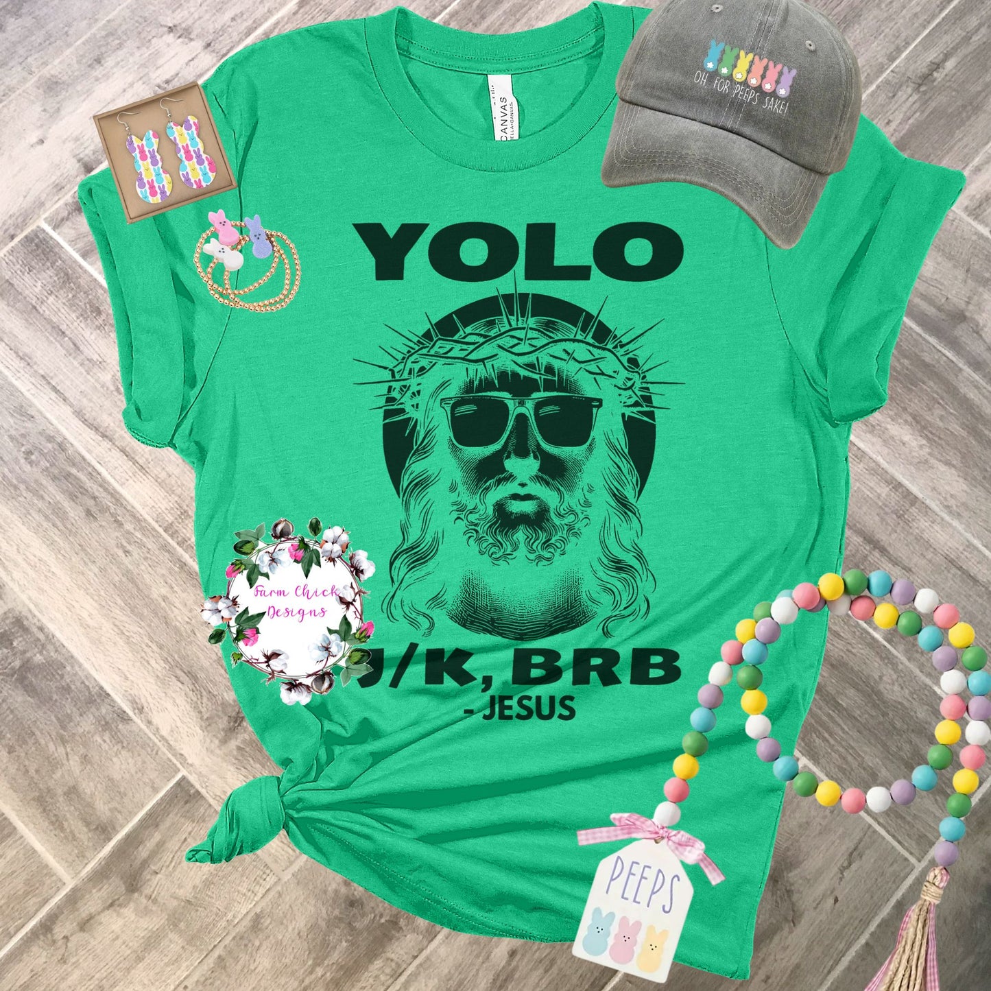 YOLO, BRB- Jesus Tee