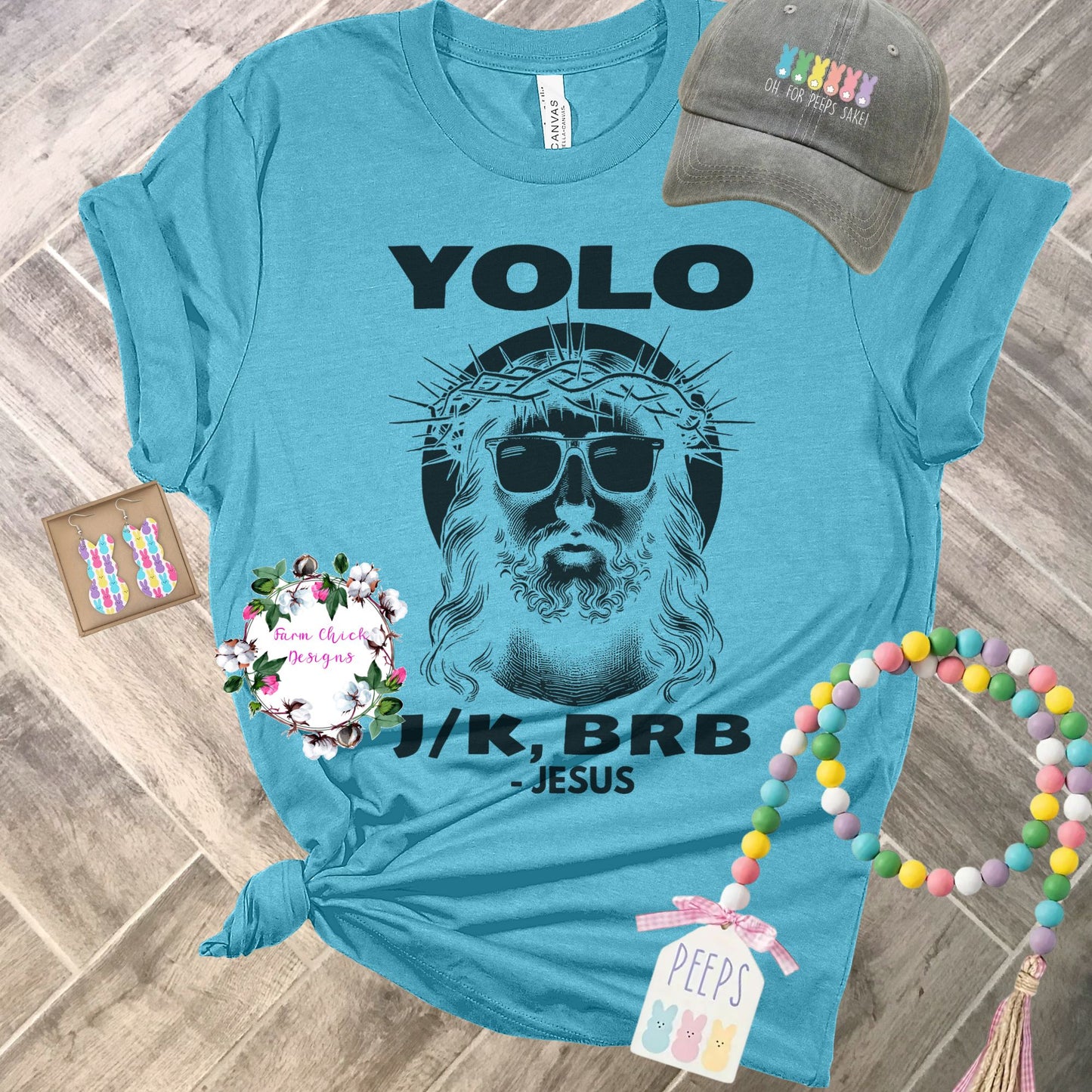YOLO, BRB- Jesus Tee