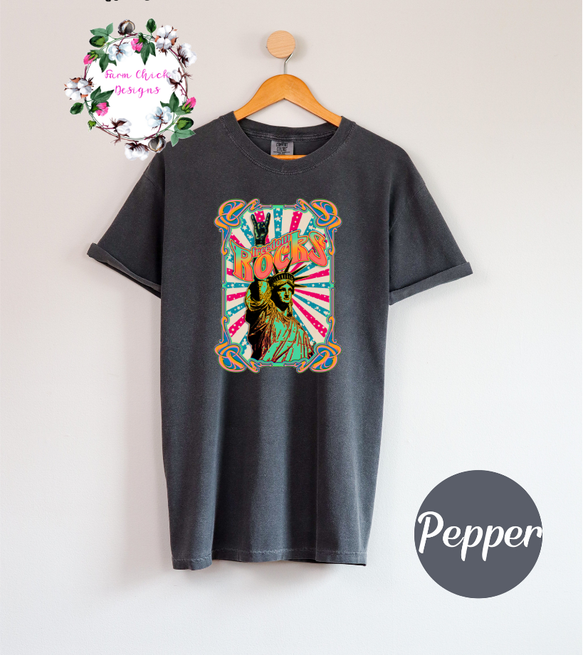FREEDOM ROCKS SHORT SLEEVE TEE