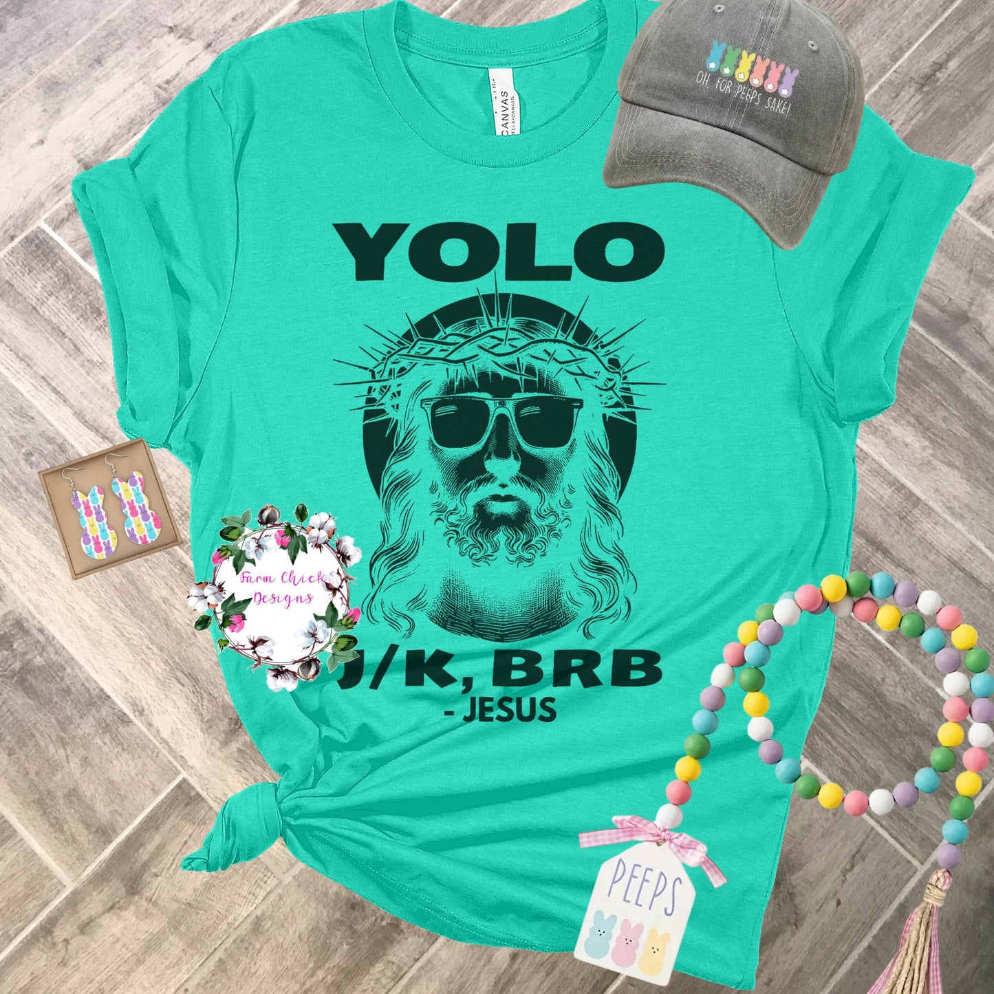 YOLO, BRB- Jesus Tee