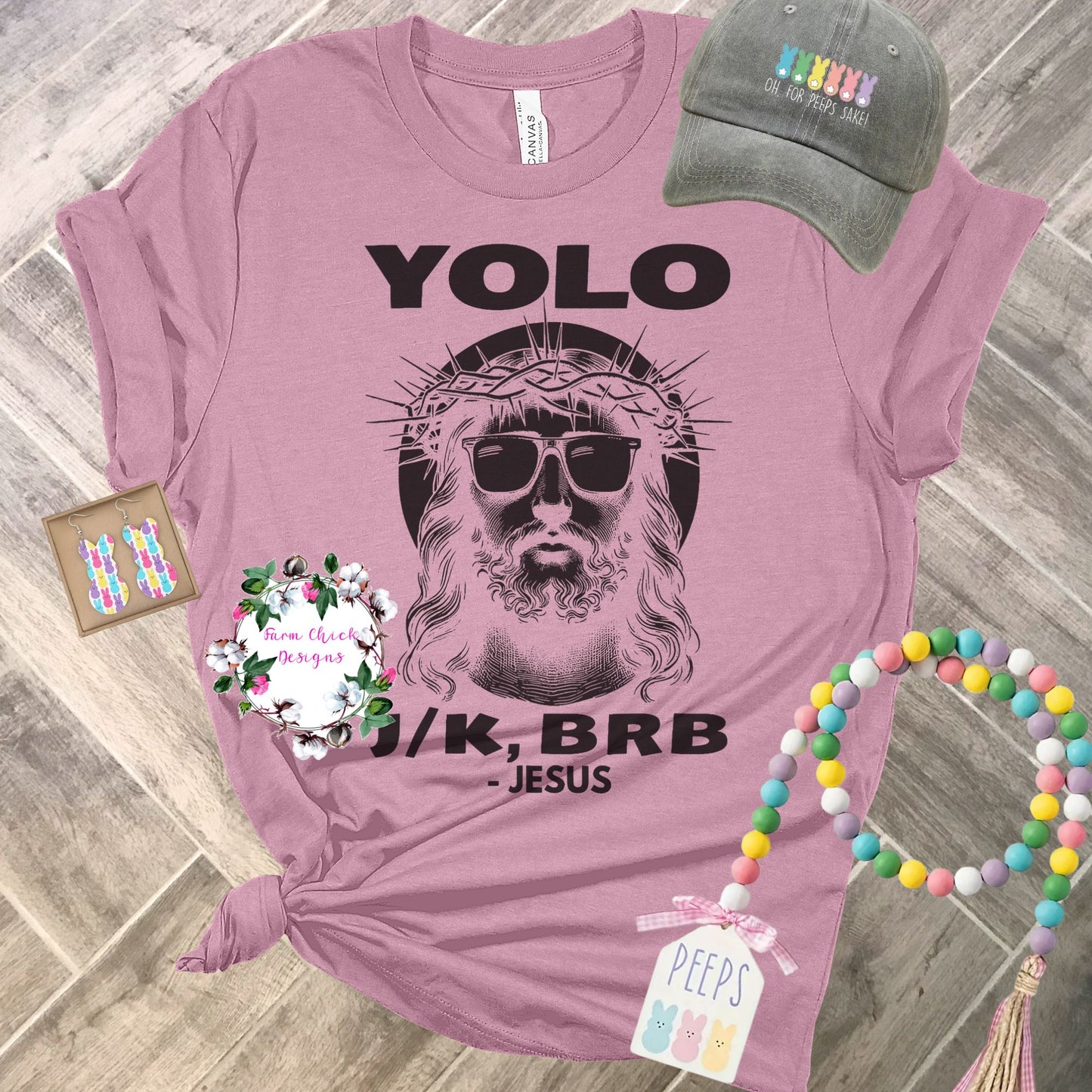 YOLO, BRB- Jesus Tee