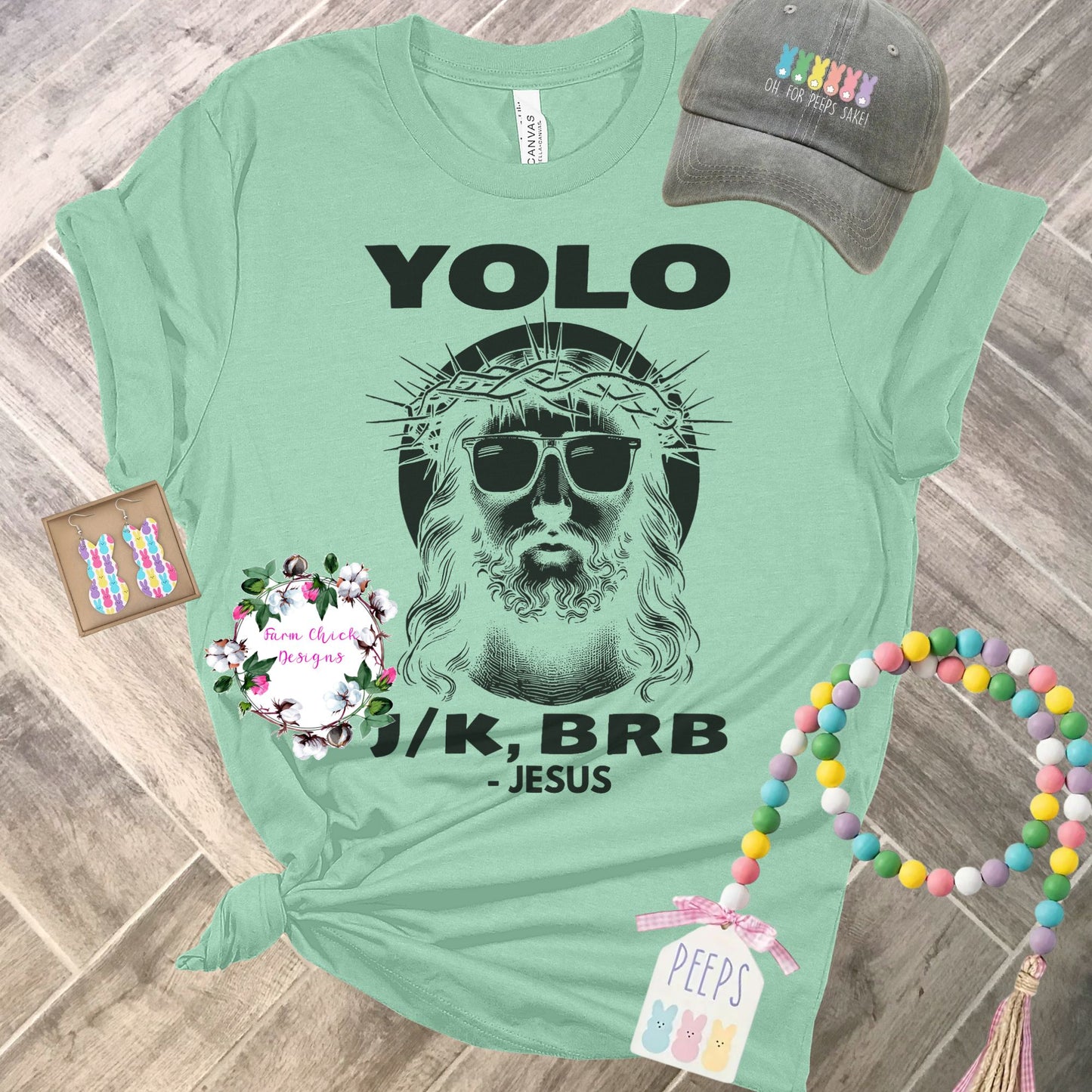 YOLO, BRB- Jesus Tee