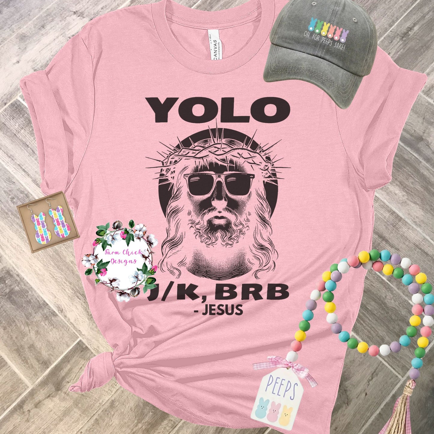 YOLO, BRB- Jesus Tee
