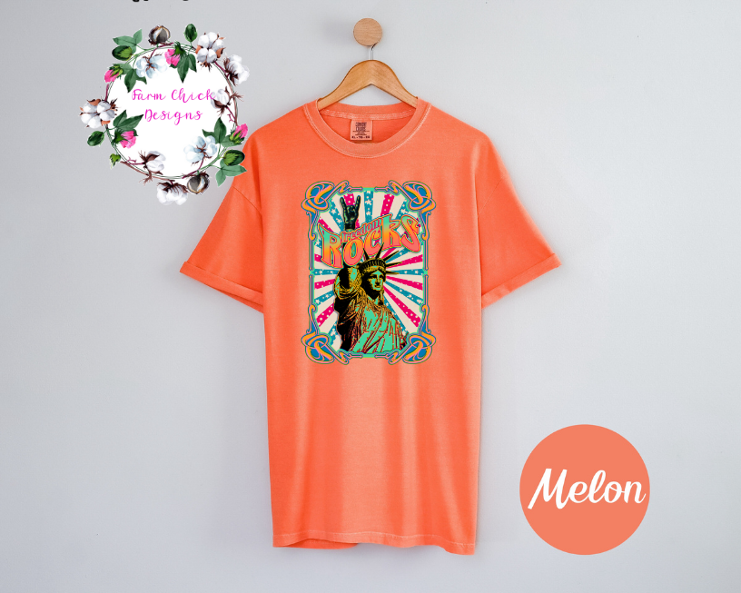 FREEDOM ROCKS SHORT SLEEVE TEE