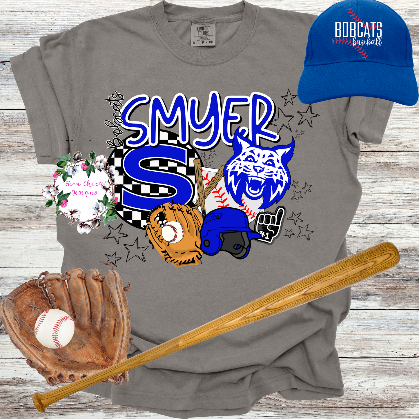 Custom Baseball Collage Tee