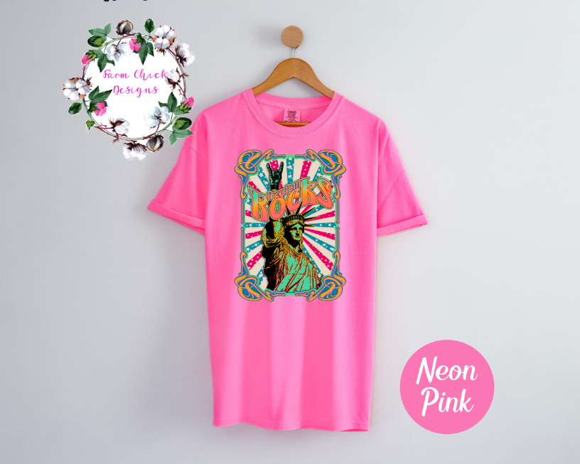 FREEDOM ROCKS SHORT SLEEVE TEE