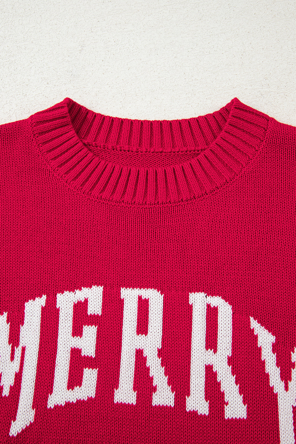 Red MERRY Christmas Holiday Baggy Sweater