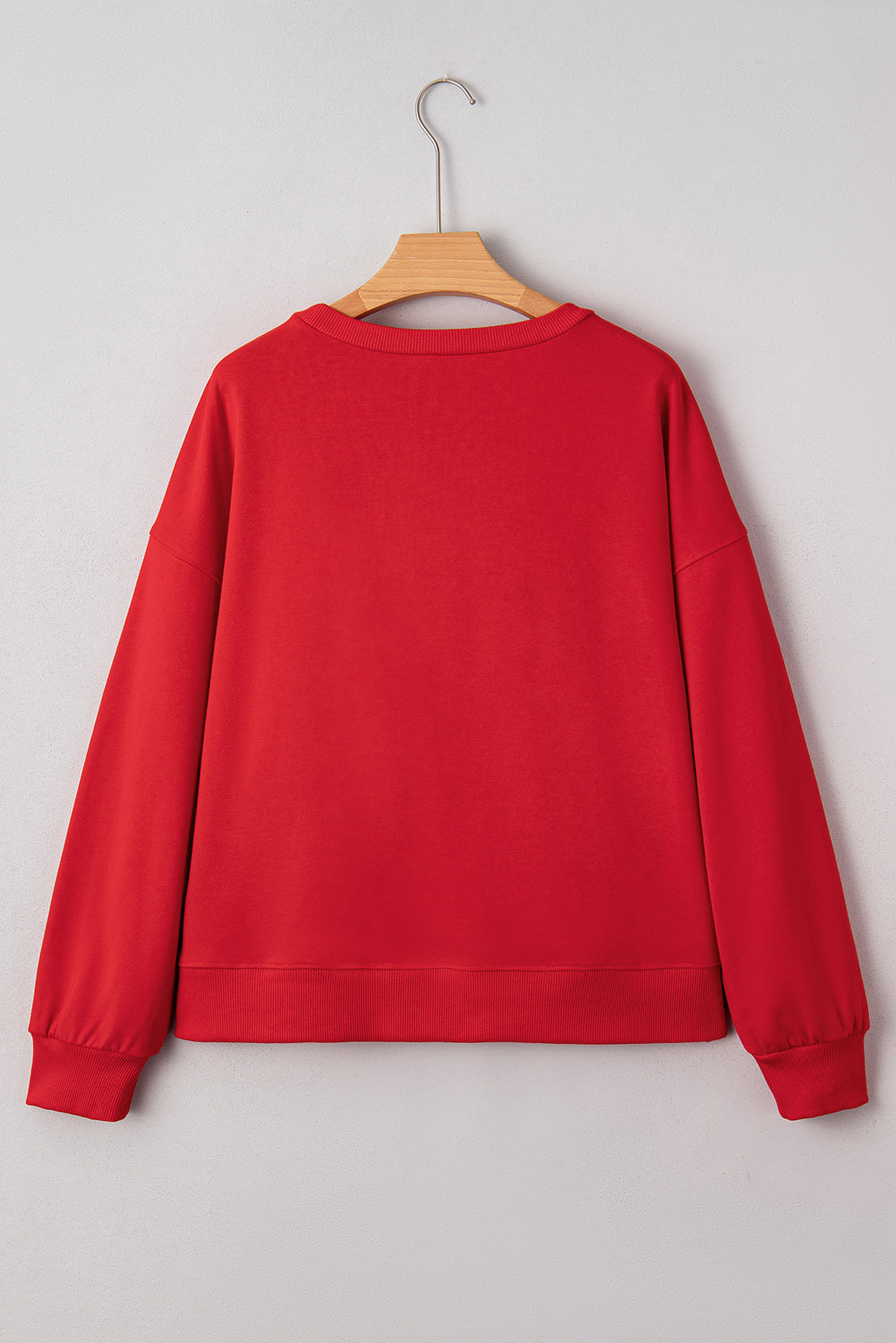 Red Merry Graphic Sweatshirt