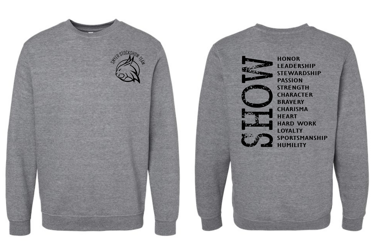 SMYER STOCKSHOW TEAM CREWNECK SWEATSHIRT