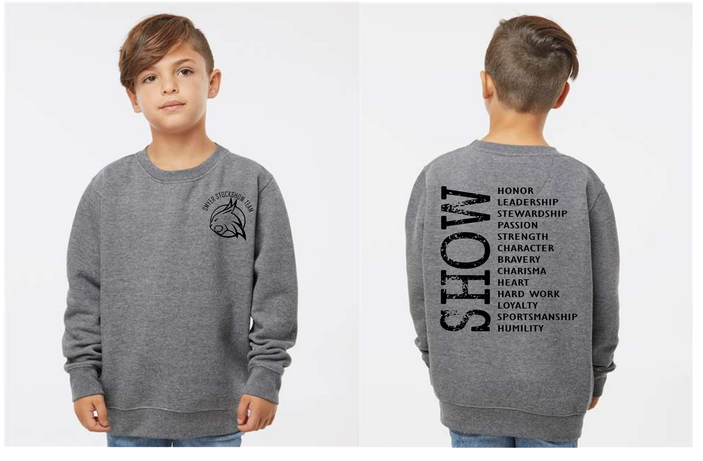 SMYER STOCKSHOW TEAM CREWNECK SWEATSHIRT