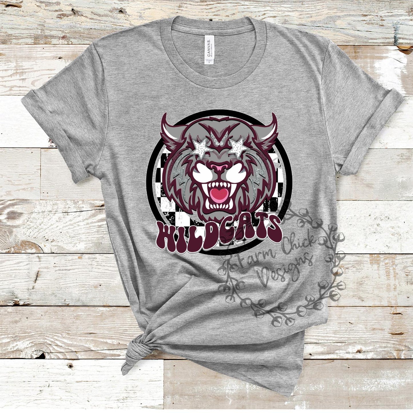 WILDCATS MASCOT TEE