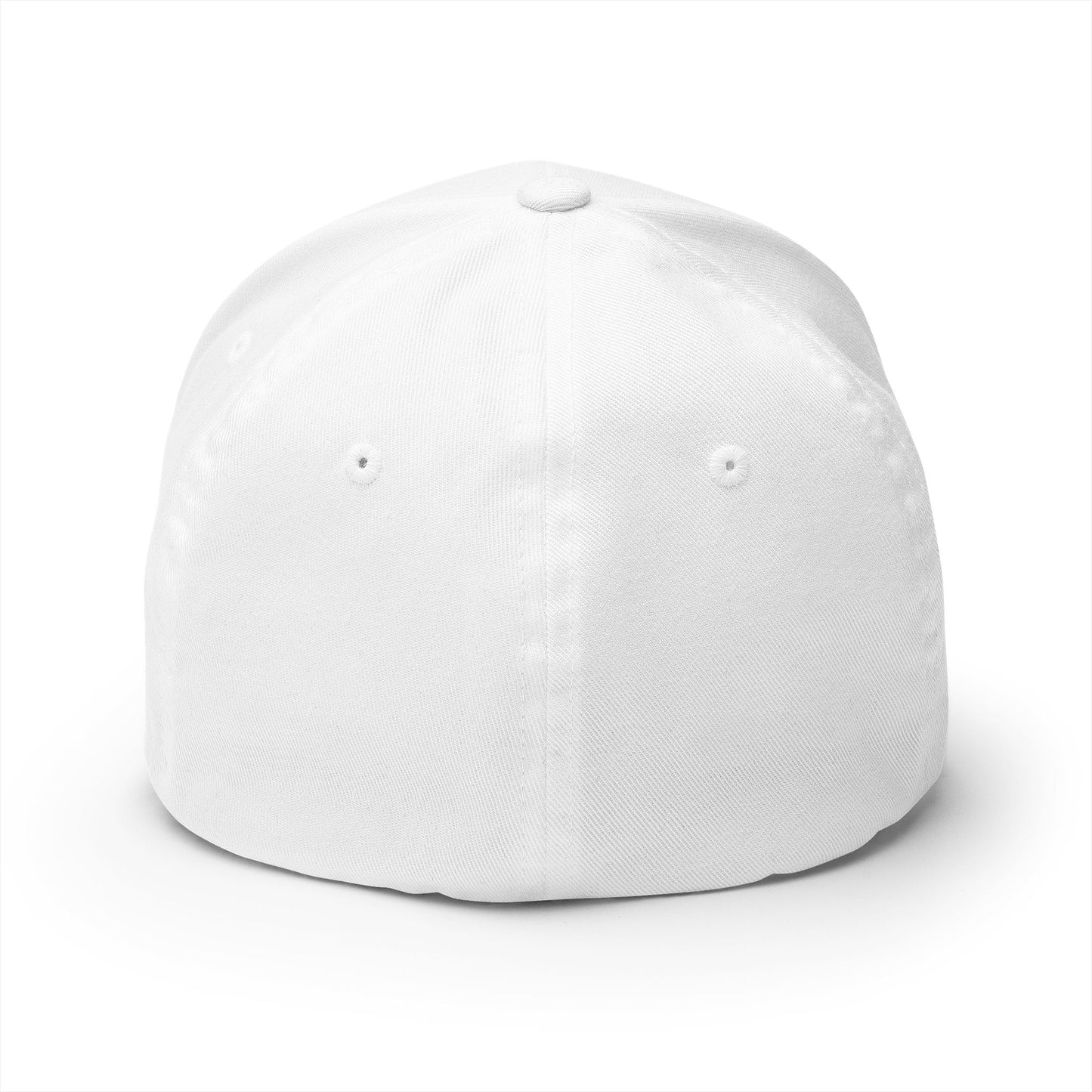 Embroidered 'BE STILL' Baseball Cap — White Relaxation Hat