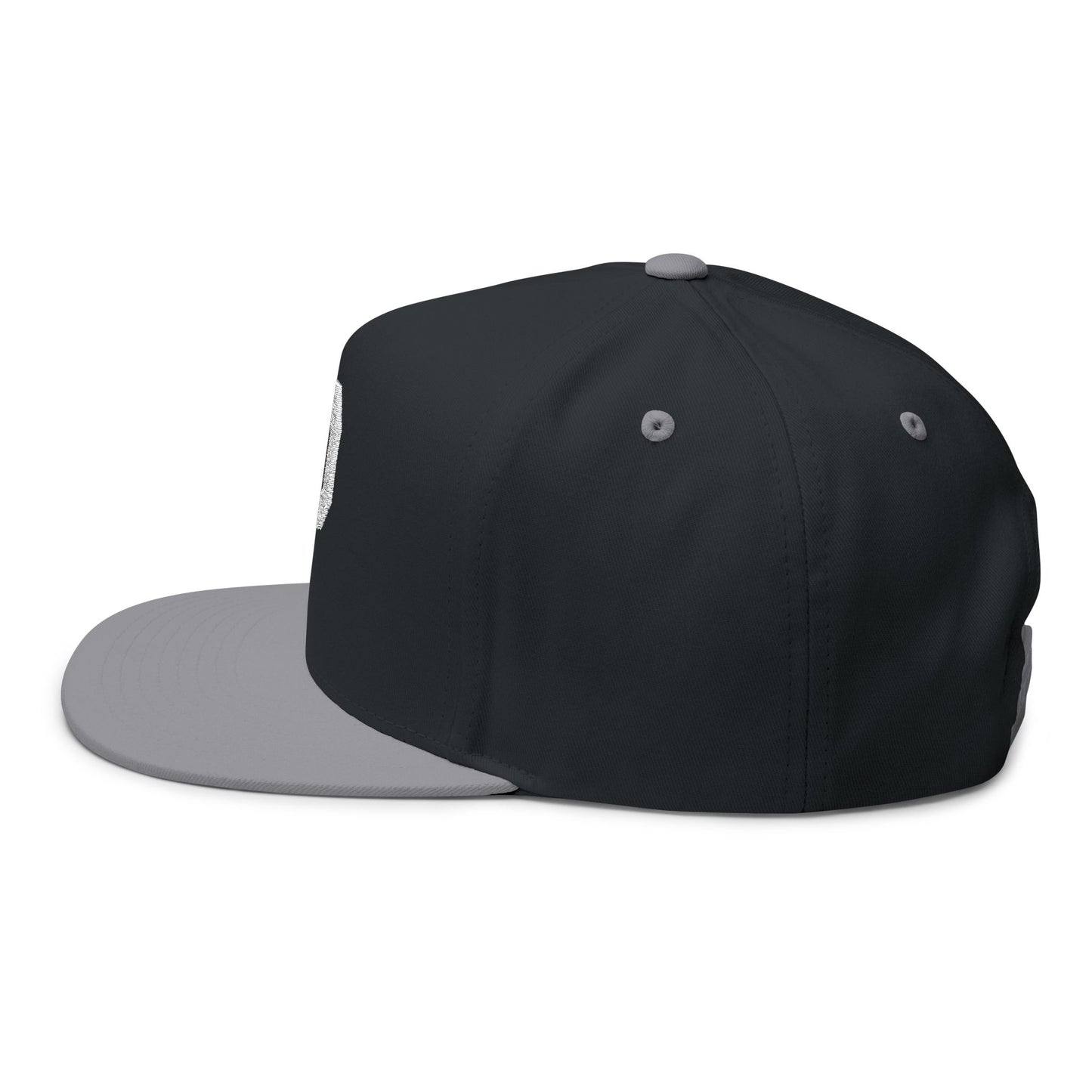 Embroidered 'P' Flat Bill Cap – Classic Varsity Snapback
