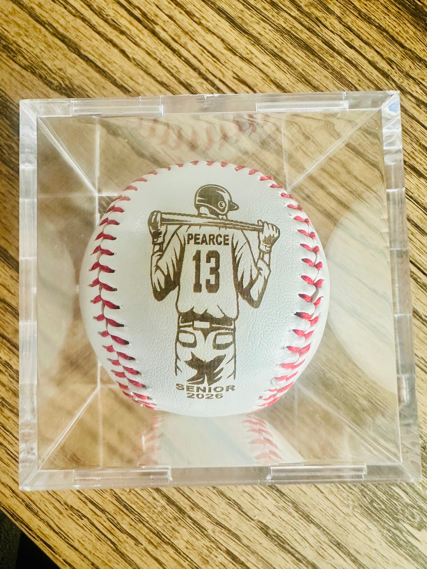 Custom Laser Engraved Baseball or Softball