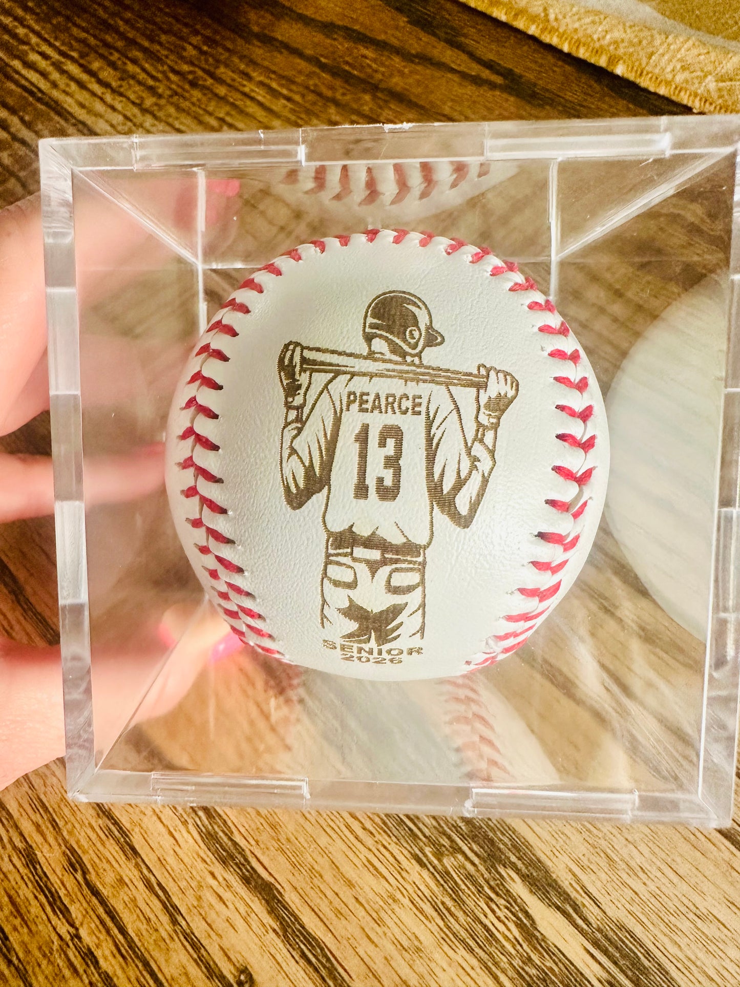 Custom Laser Engraved Baseball or Softball
