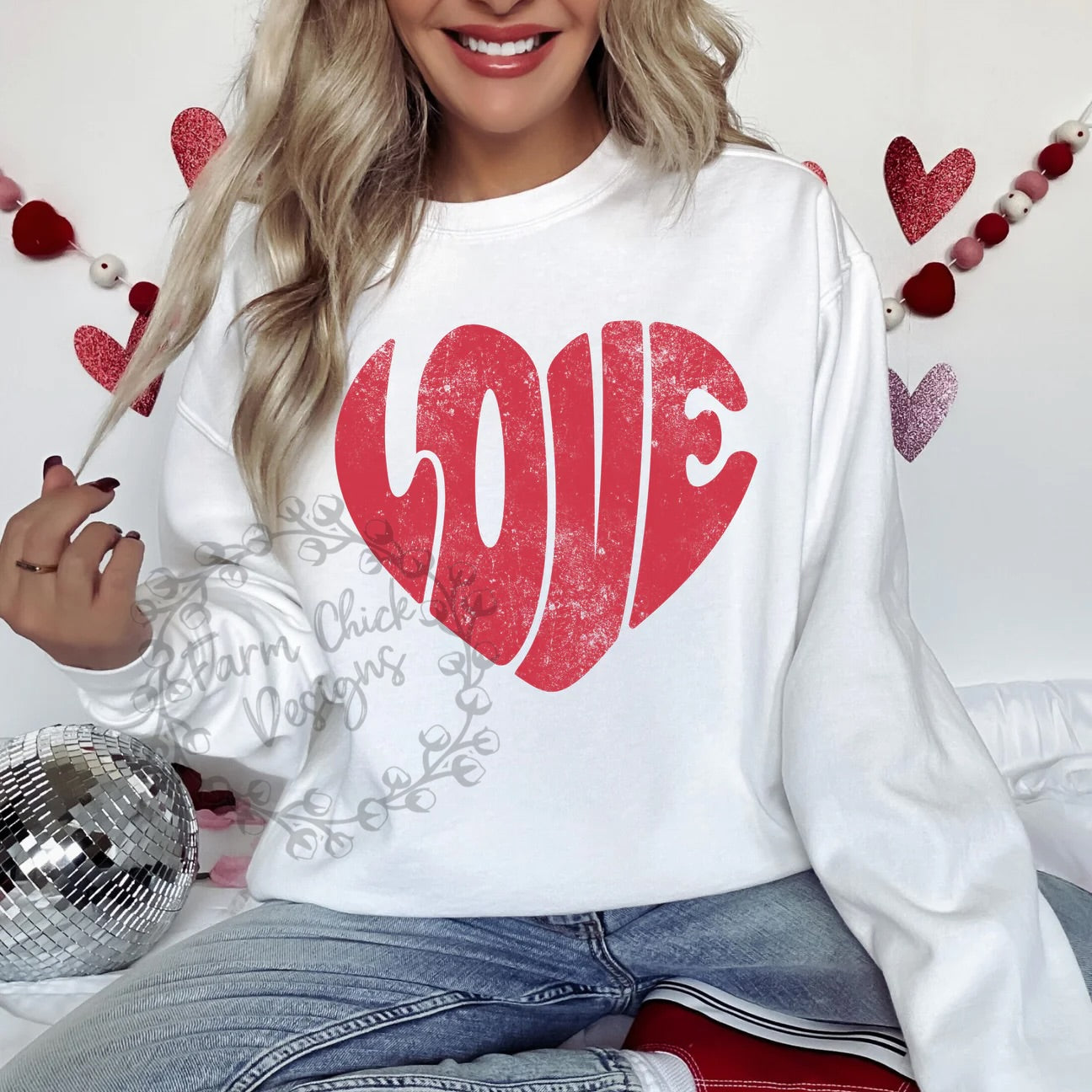 Love Heart Sweatshirt